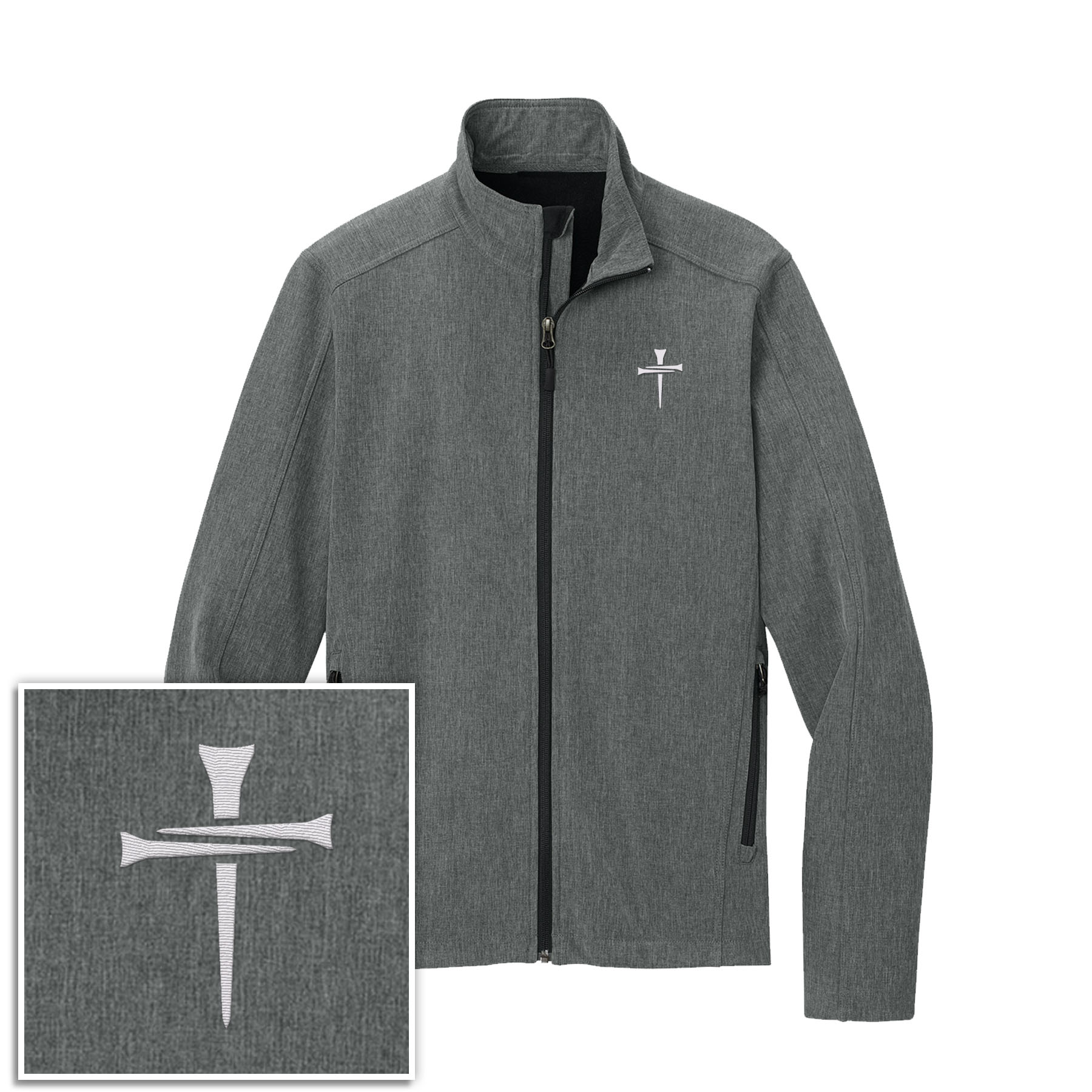 3 Tee Cross Core Soft Shell Jacket - Our True God