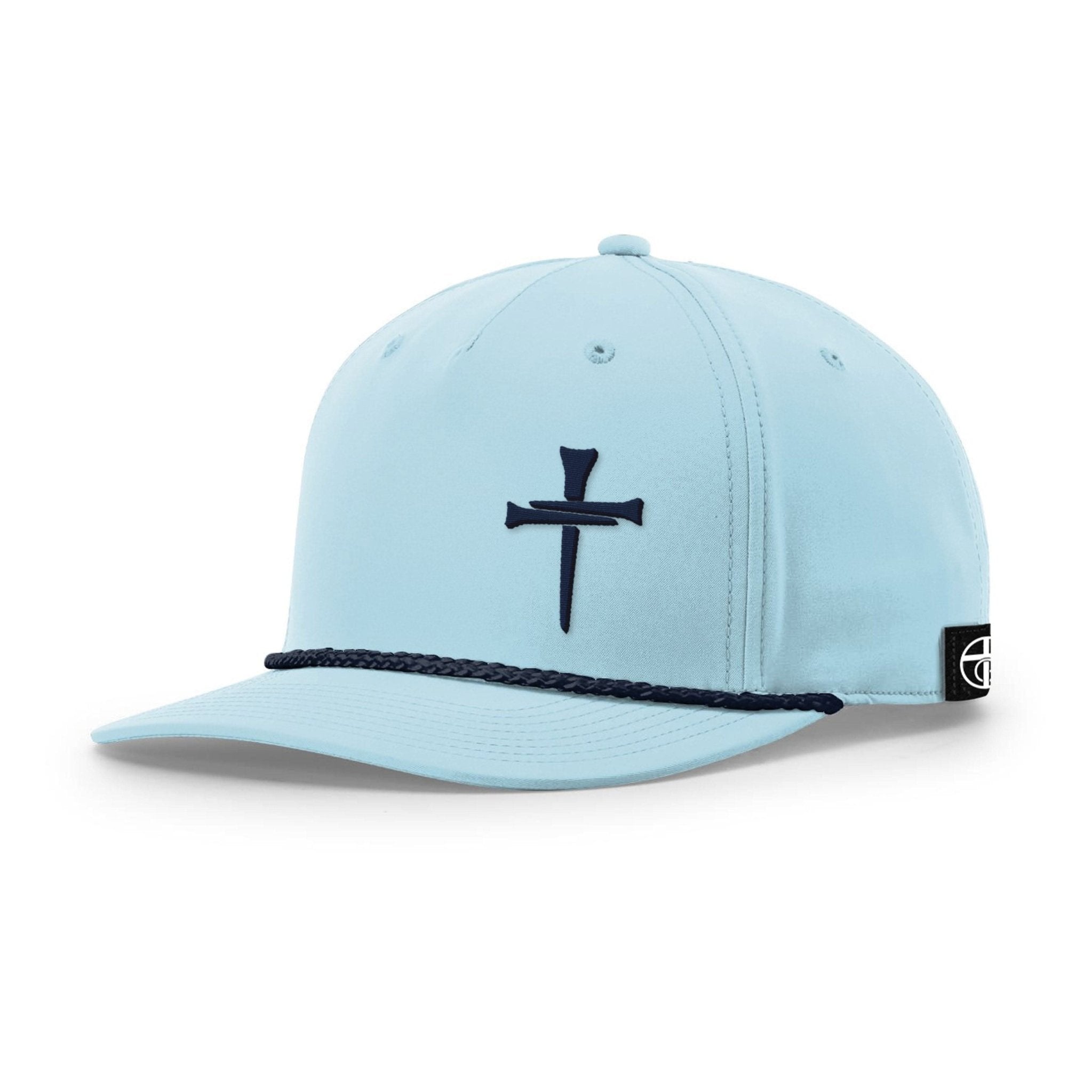 3 Tee Cross Lower Left Rope Hats - Our True God