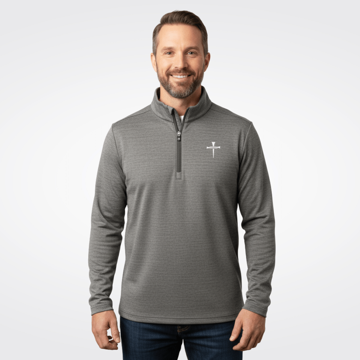 3 Tee Cross TravisMathew Crestview 1/4 - Zip Pullover - Our True God
