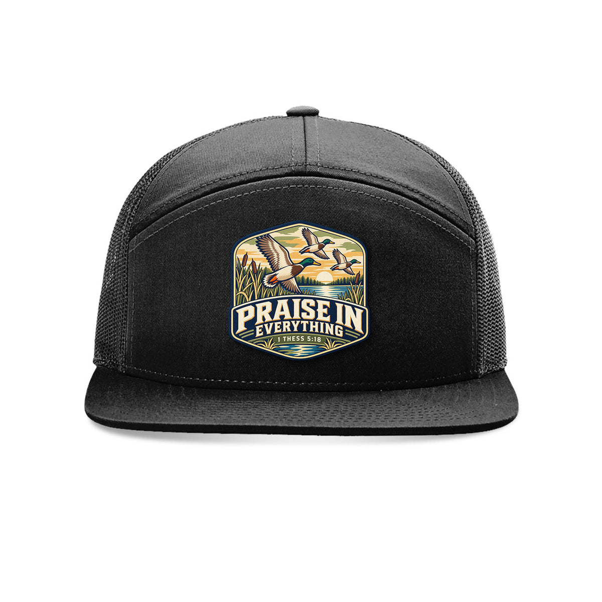 Praise in Everything Patch Trucker Hat
