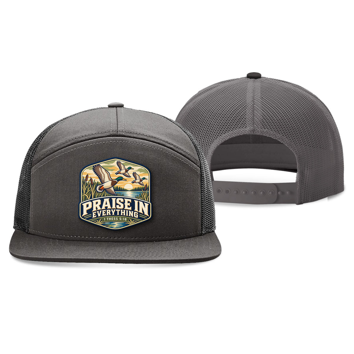 Praise in Everything Patch Trucker Hat