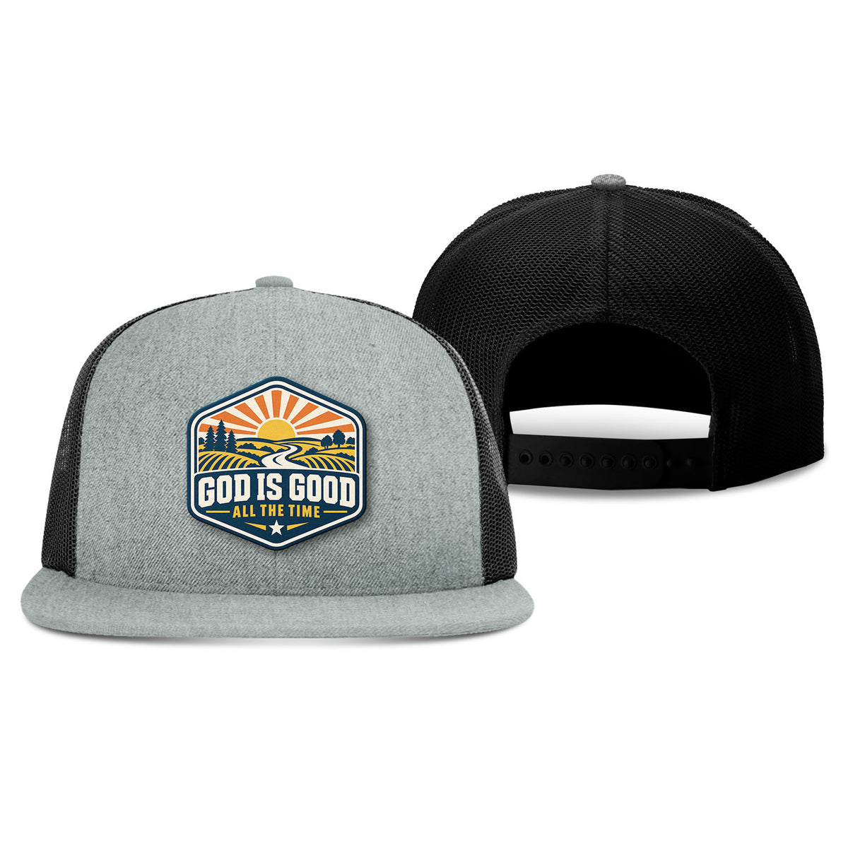 God Is Good - All the Time Camo Trucker Hat