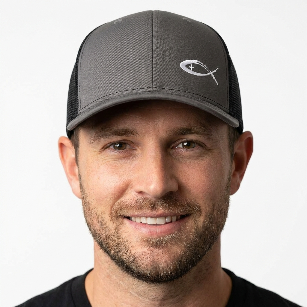 Jesus Fish V2 Lower Left Hats