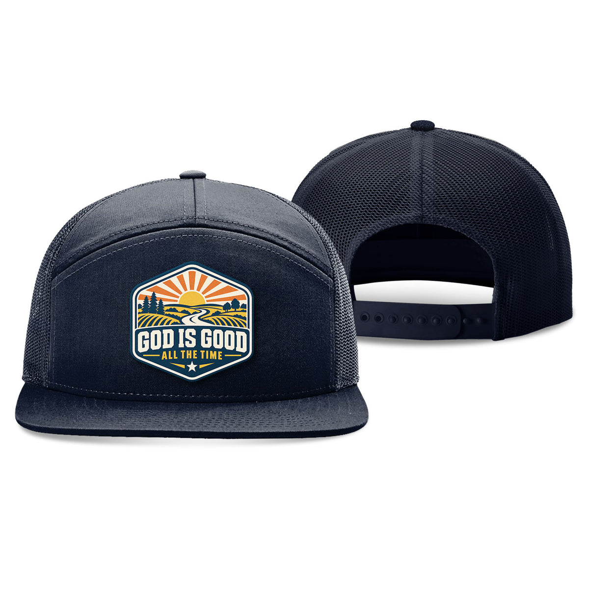 God Is Good - All the Time Camo Trucker Hat