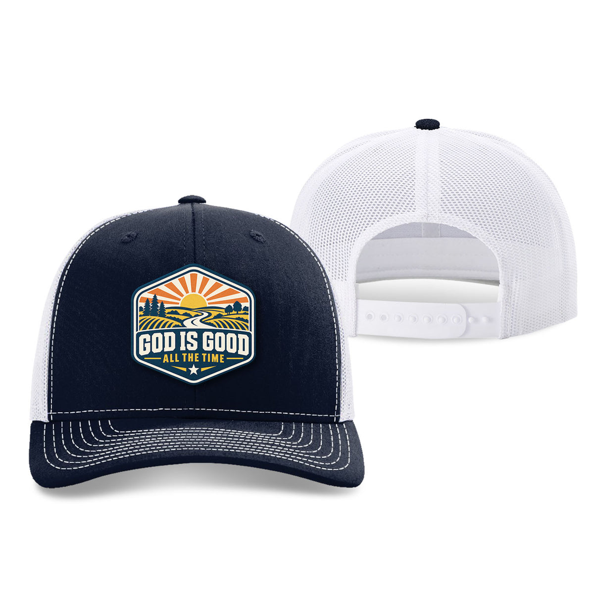 God Is Good - All the Time Camo Trucker Hat