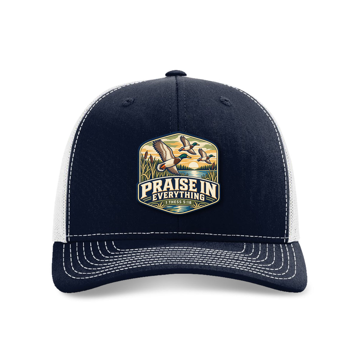 Praise in Everything Patch Trucker Hat