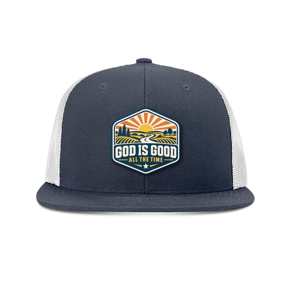 God Is Good - All the Time Camo Trucker Hat