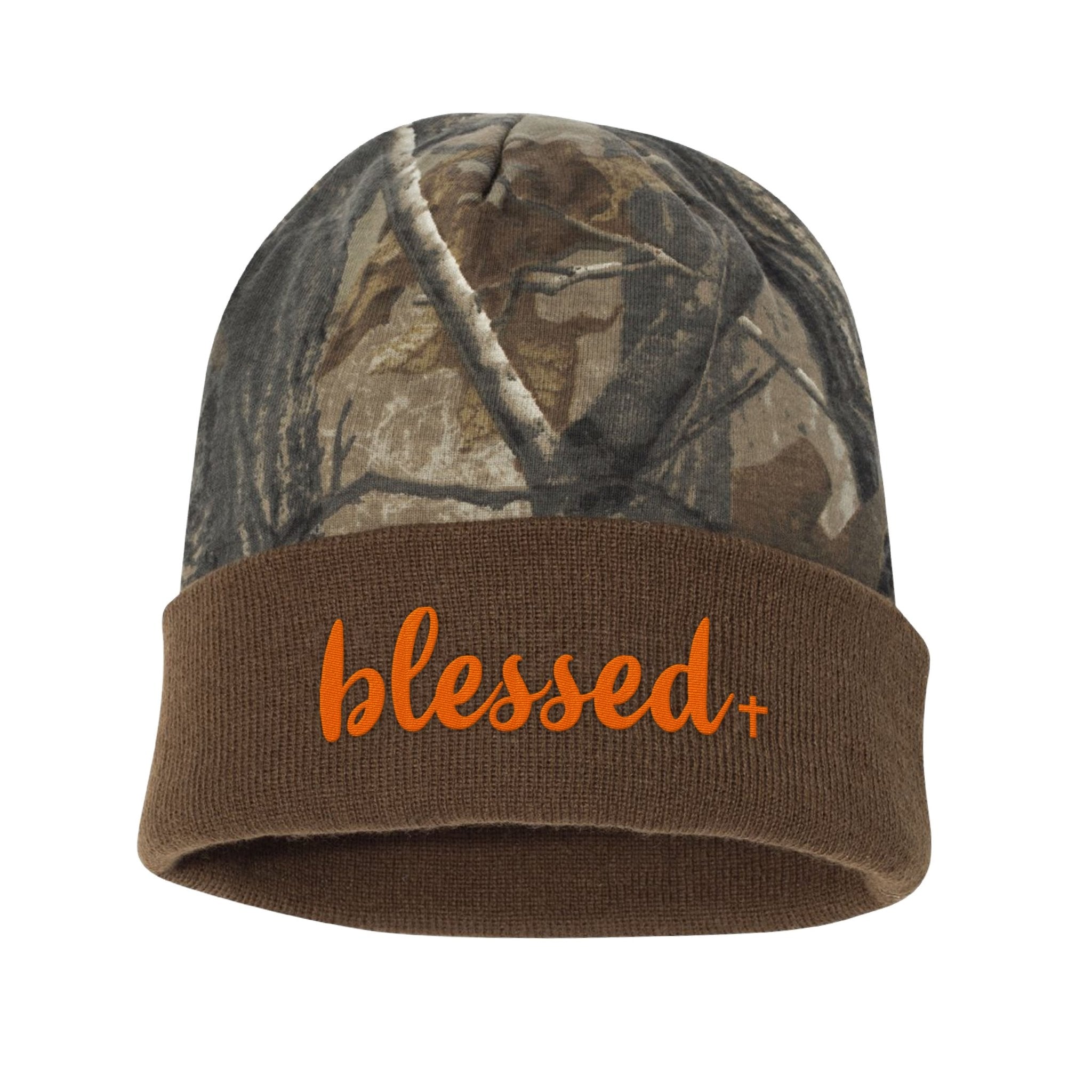 Blessed Cross Realtree® Camo Hunting Beanie - Our True God