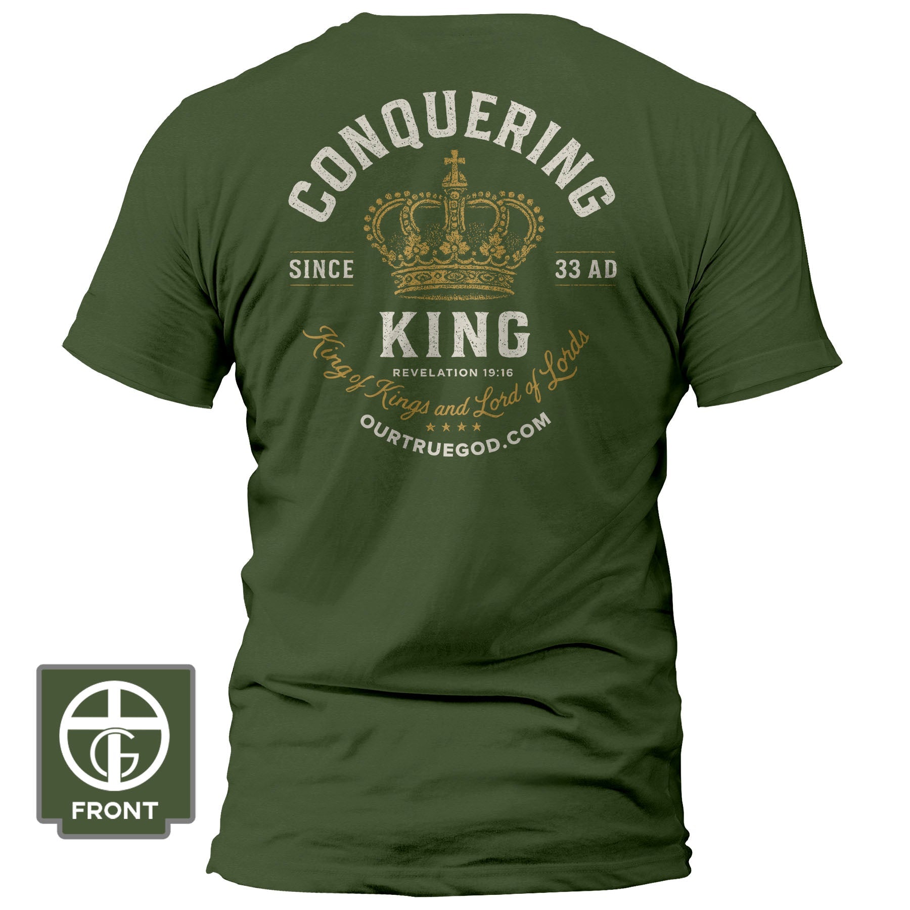 Conquering King Fall Collection T-Shirt - Our True God