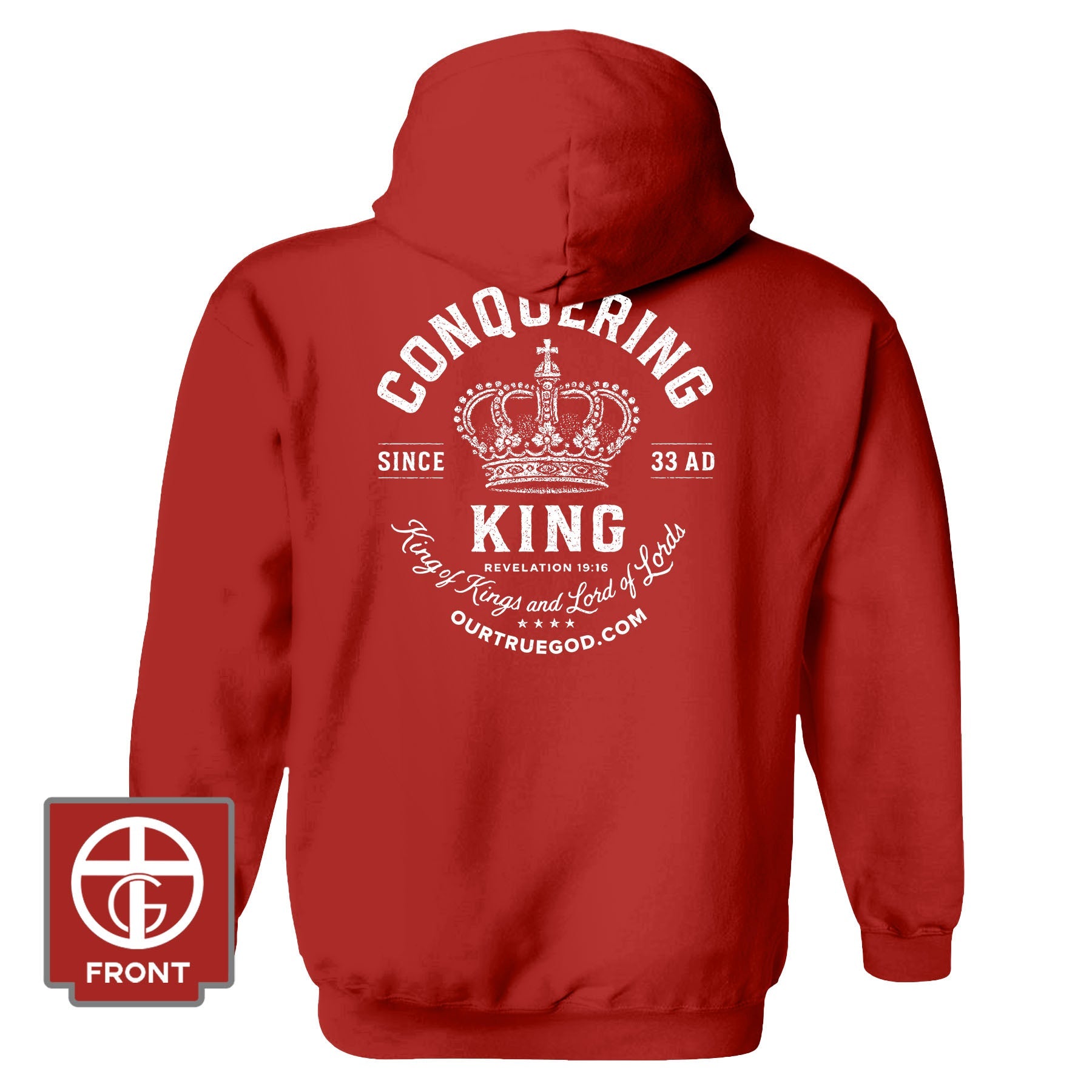Conquering King Hoodie - Our True God