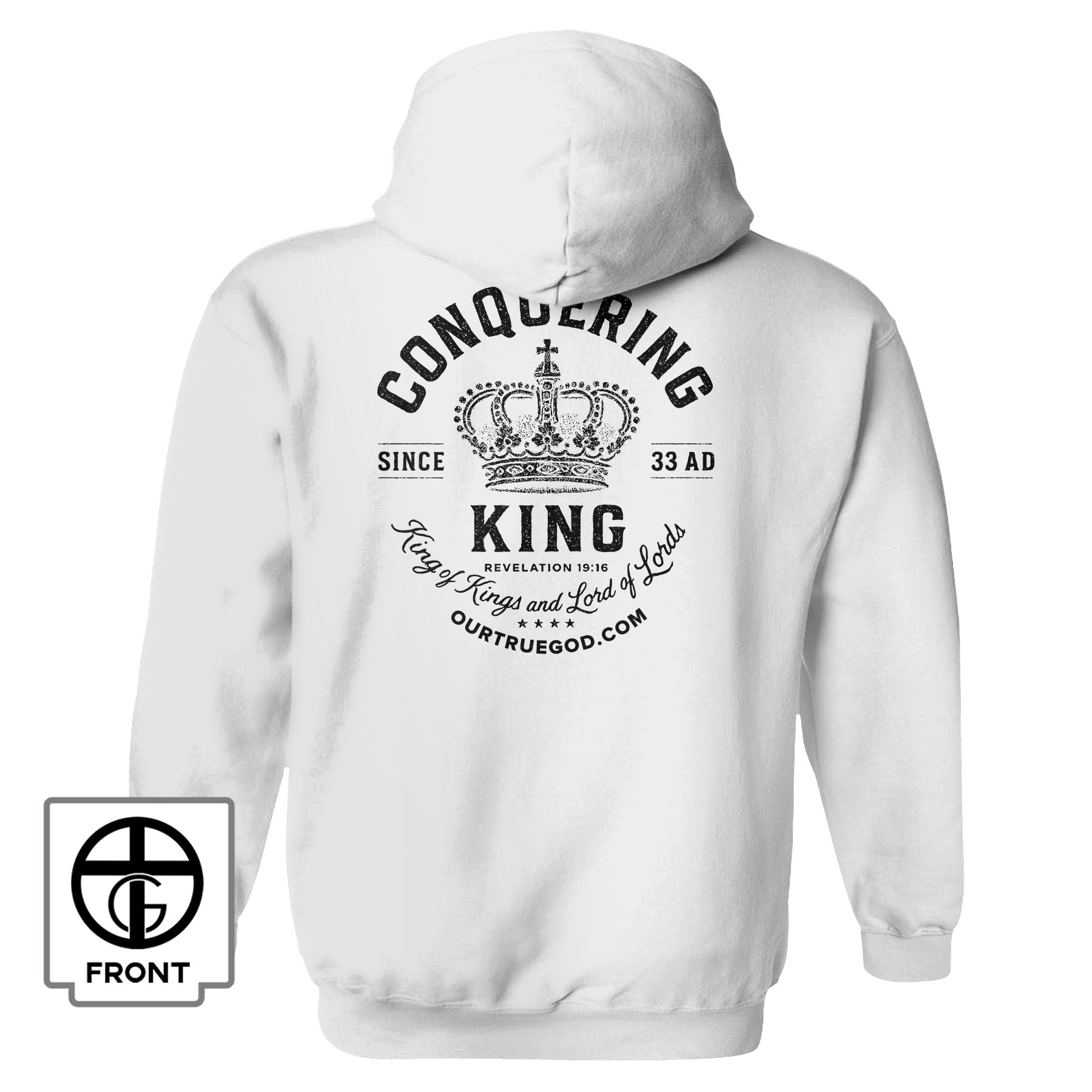 Conquering King Hoodie - Our True God