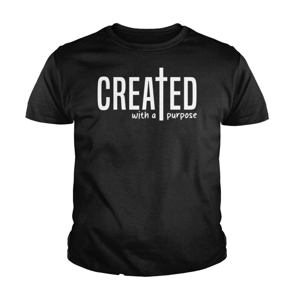 CREATED with a Purpose Kids Shirts - Our True God
