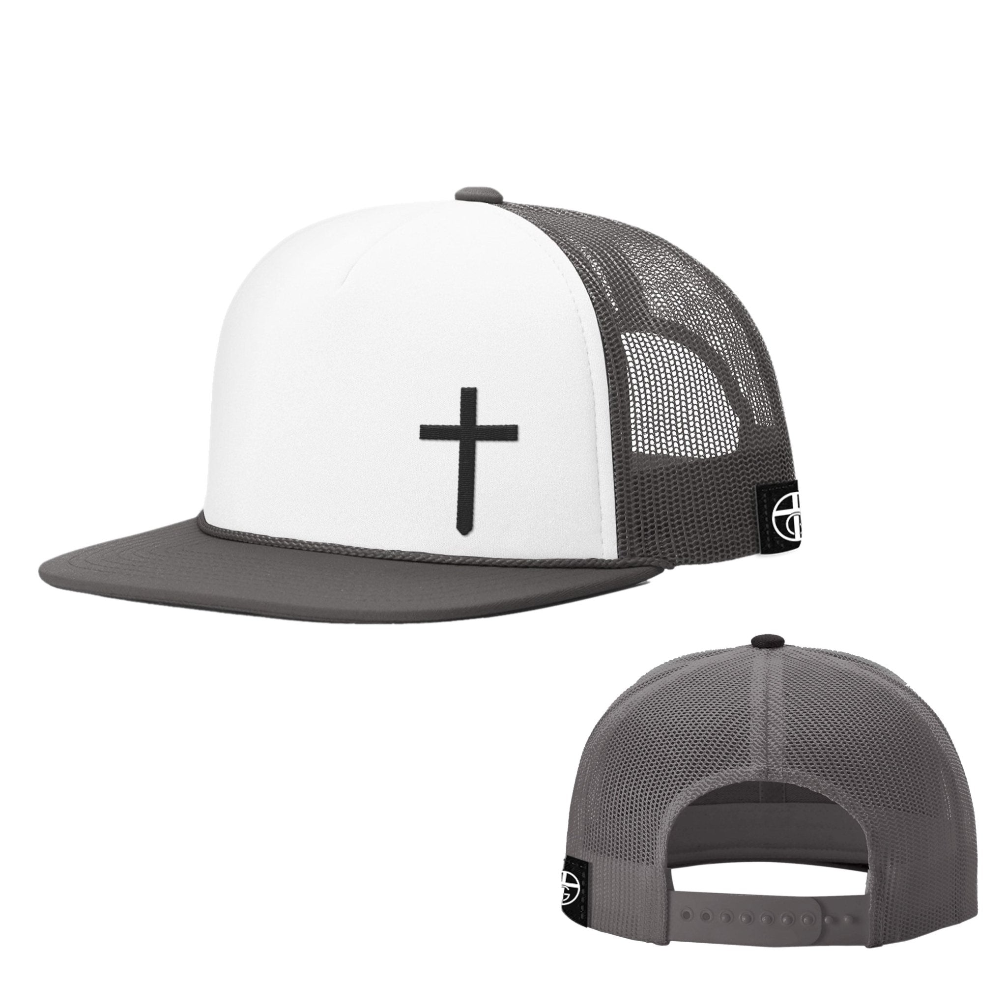 Cross Lower Left Foam Trucker Hats - Our True God