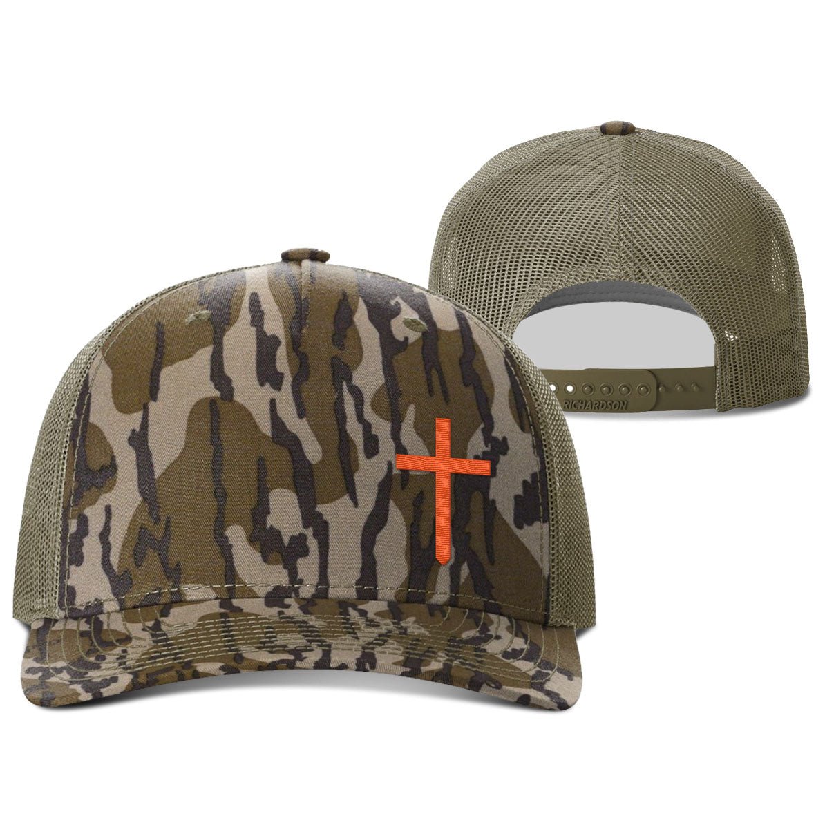 Cross Lower Left Hunting Hats - Our True God