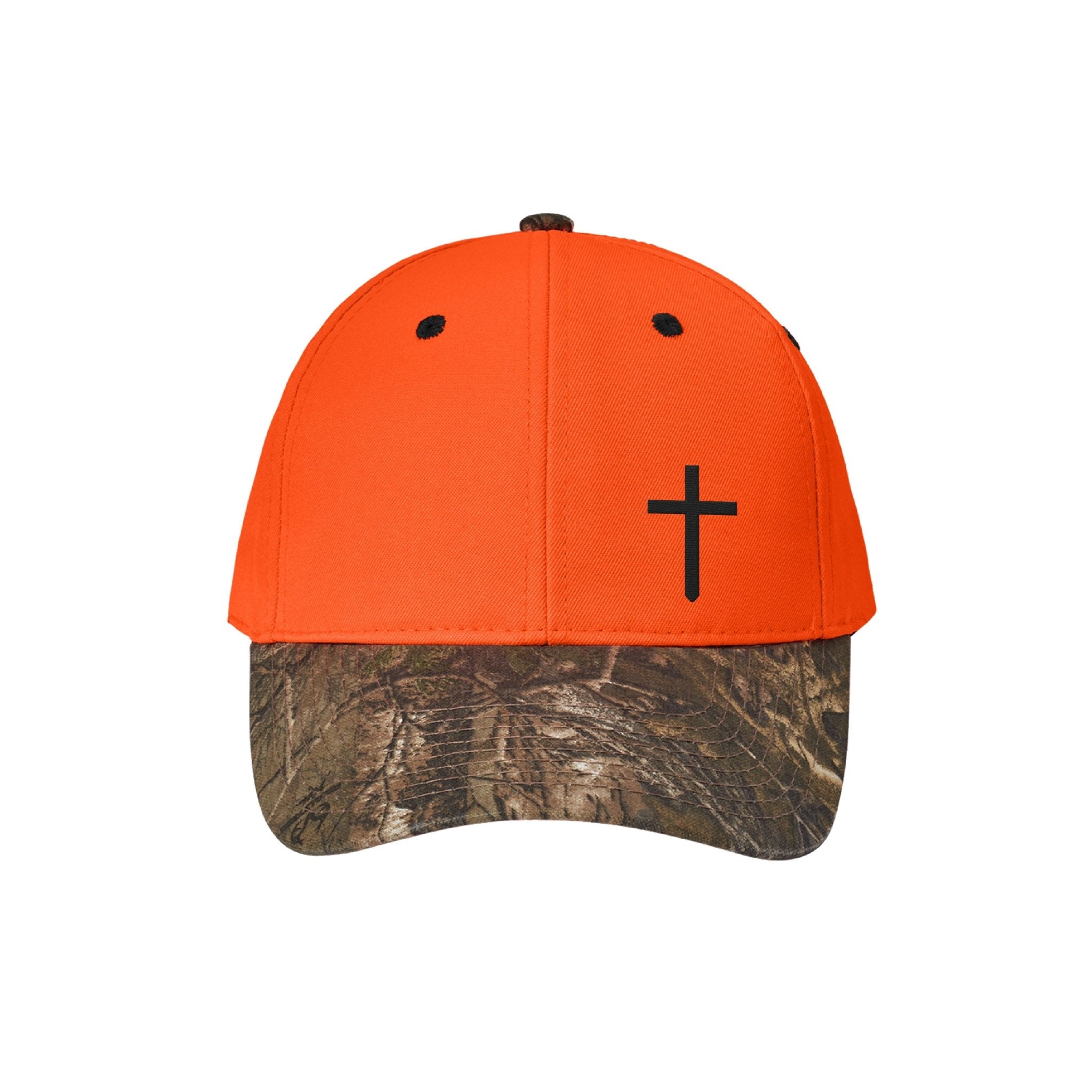 Cross Lower Left Realtree® Camo Hunting Hats - Our True God