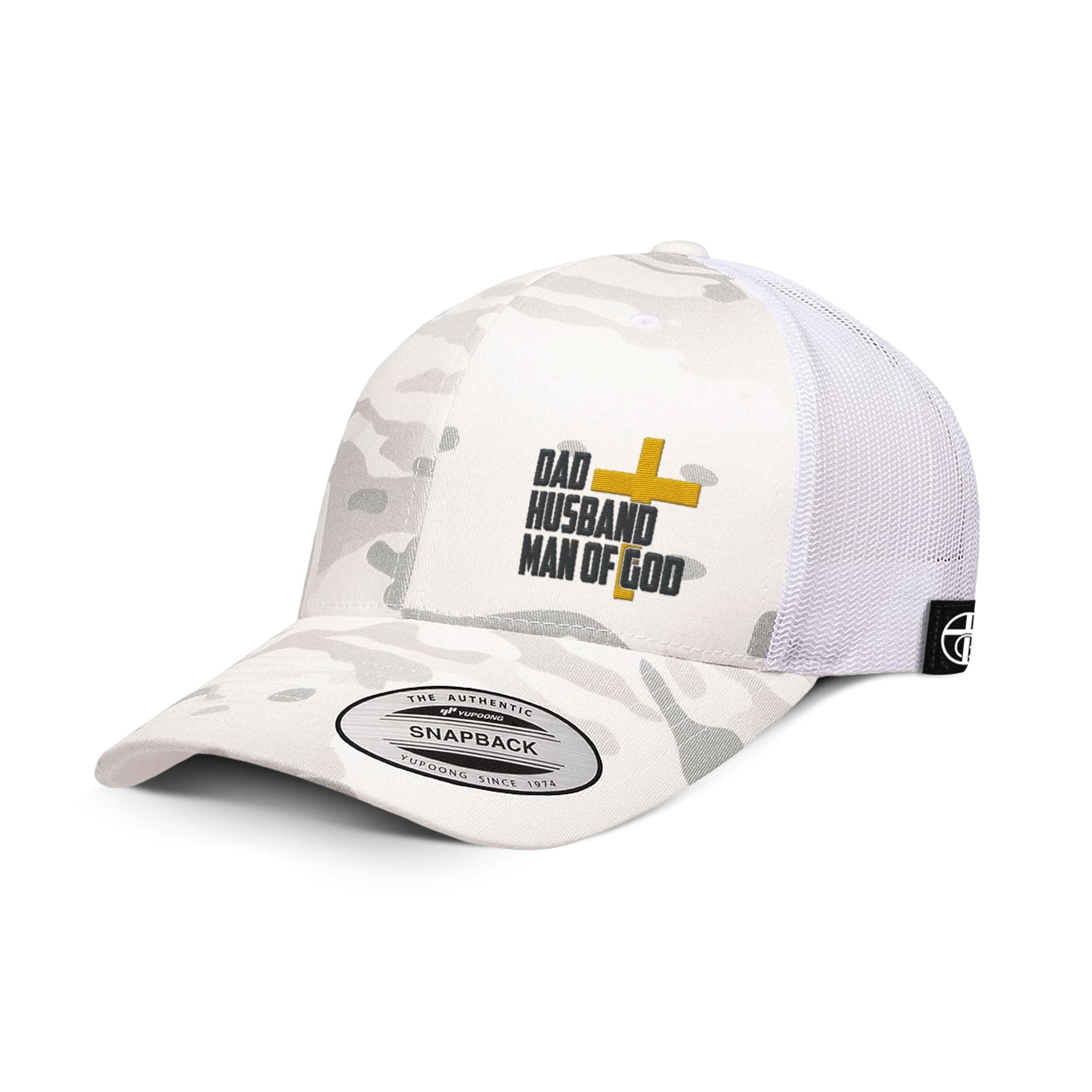 Dad, Husband, Man of God Camo Hats - Our True God