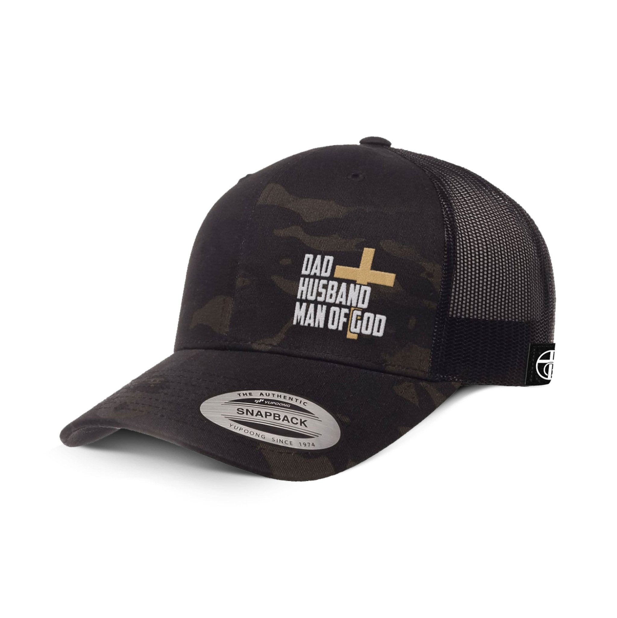 Dad, Husband, Man of God Camo Hats - Our True God