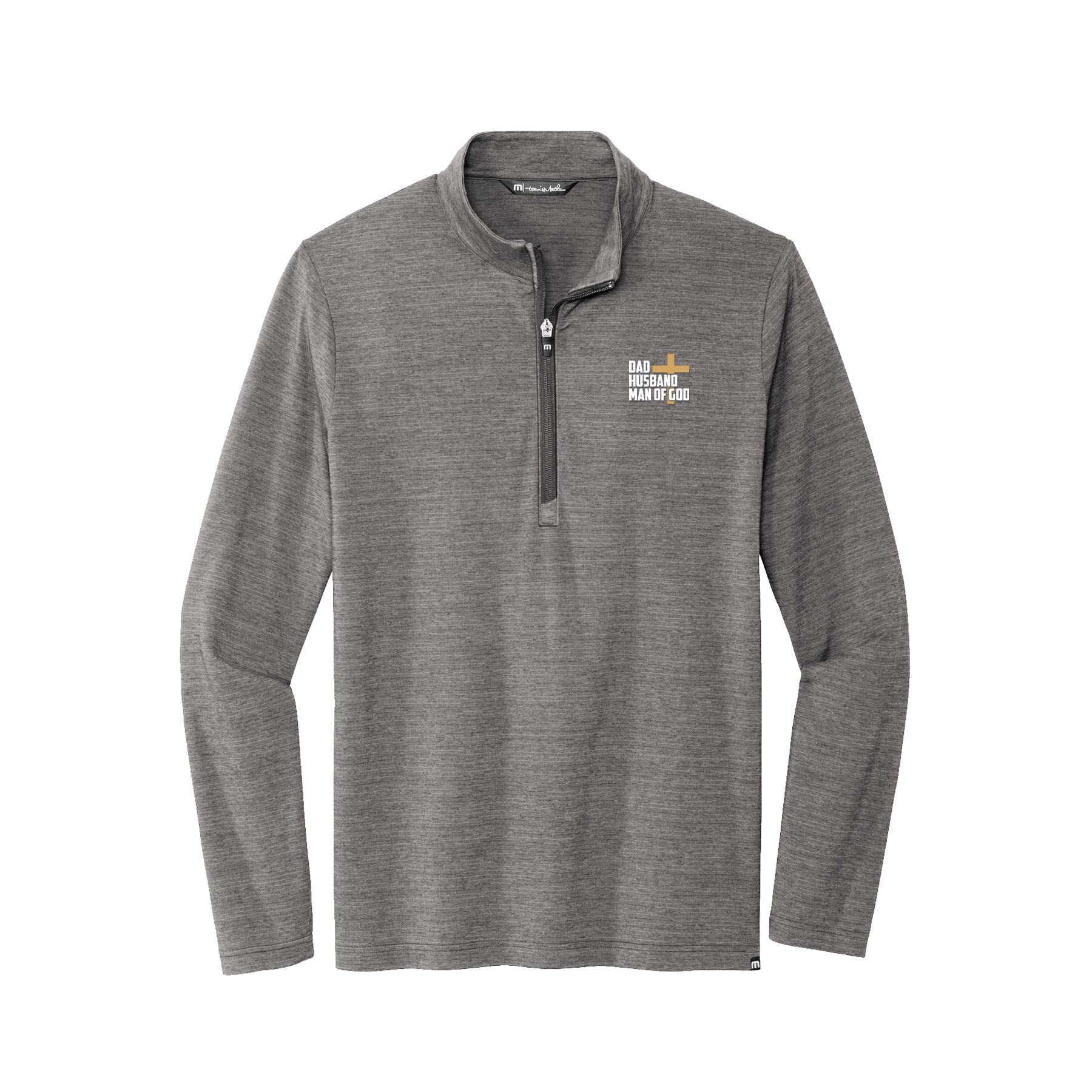 Dad, Husband, Man of God TravisMathew Crestview 1/4 - Zip Pullover - Our True God