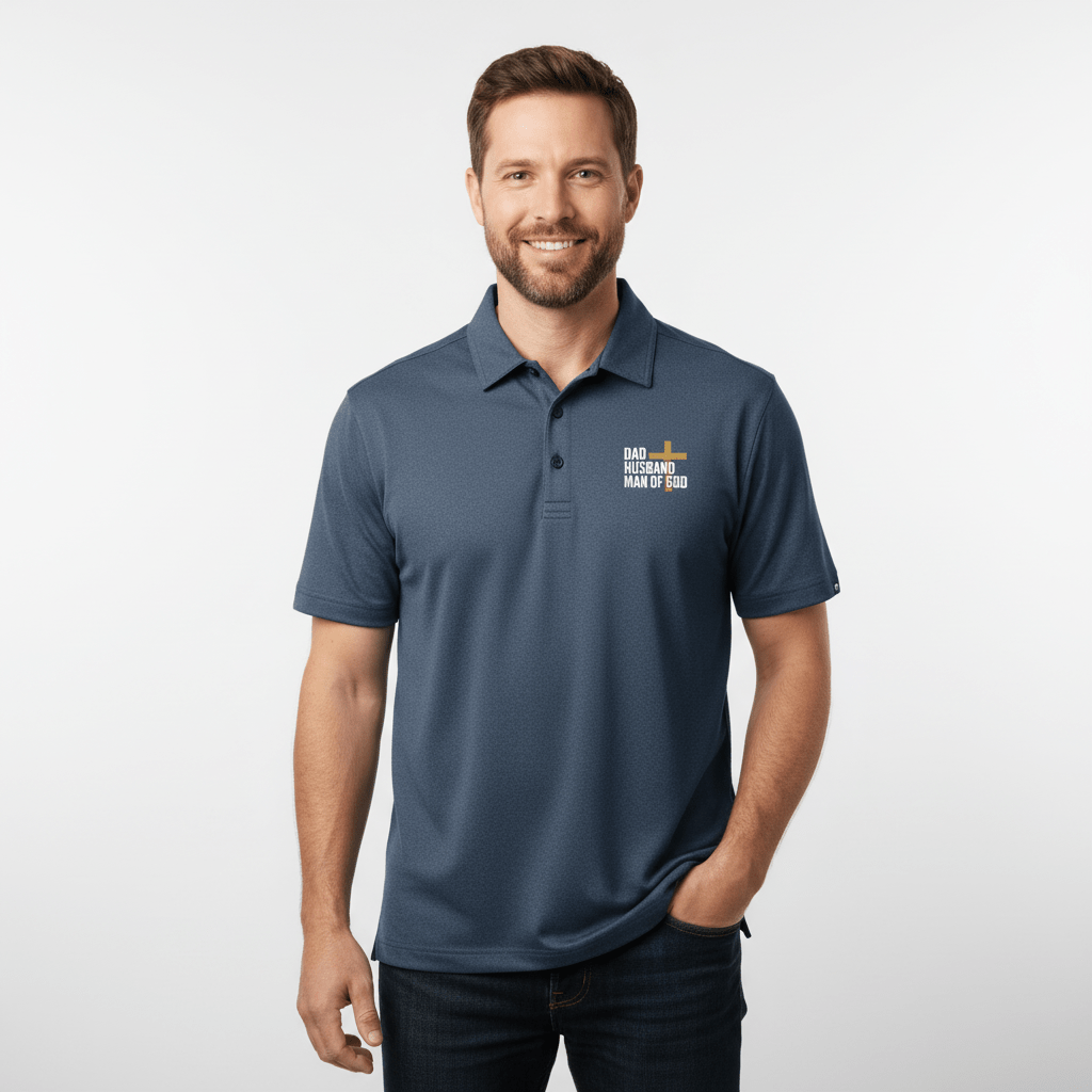 Dad, Husband, Man of God TravisMathew Polo - Our True God