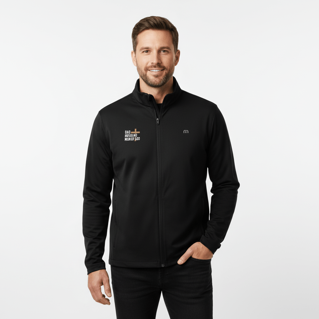 Dad, Husband, Man of God TravisMathew Surfside Full - Zip Jacket - Our True God