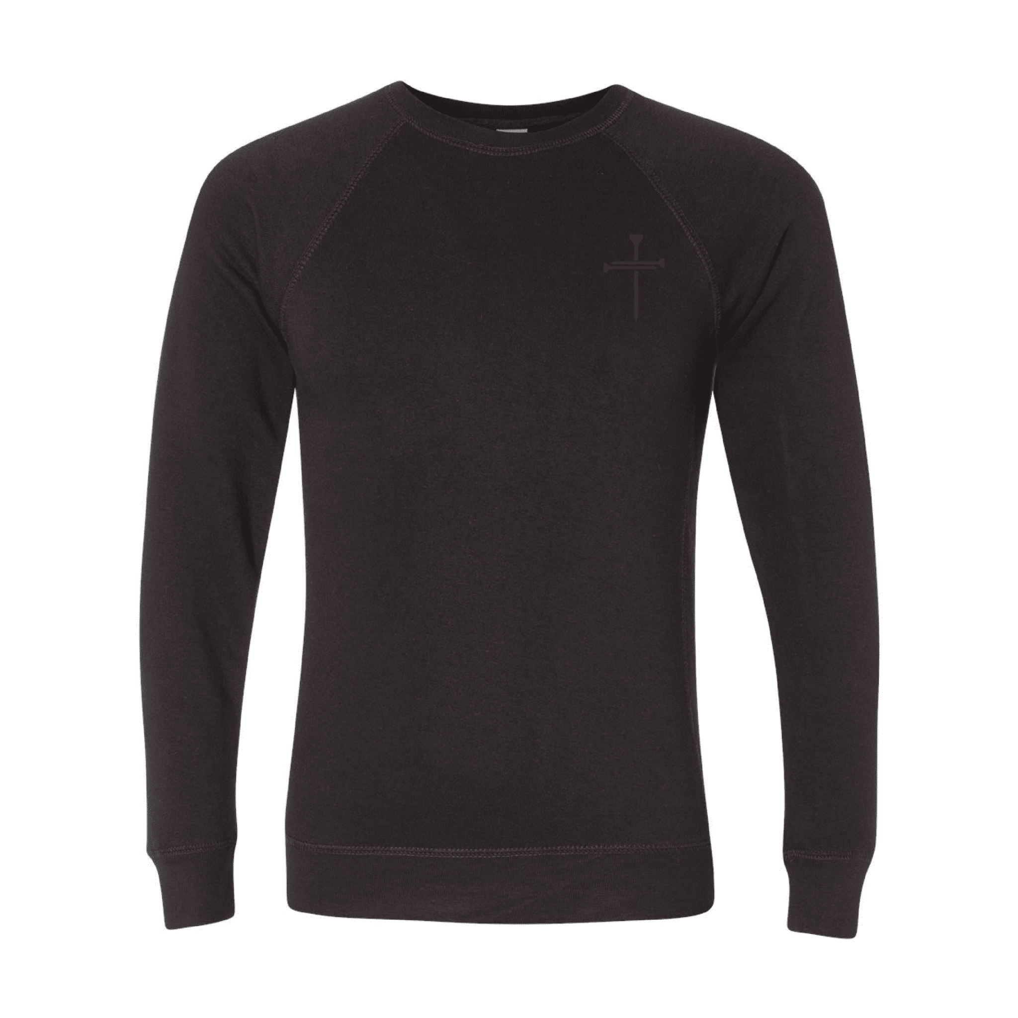 EDGE Printed Products Apparel Black / XS Nail Cross Premium Crewneck Sweatshirt