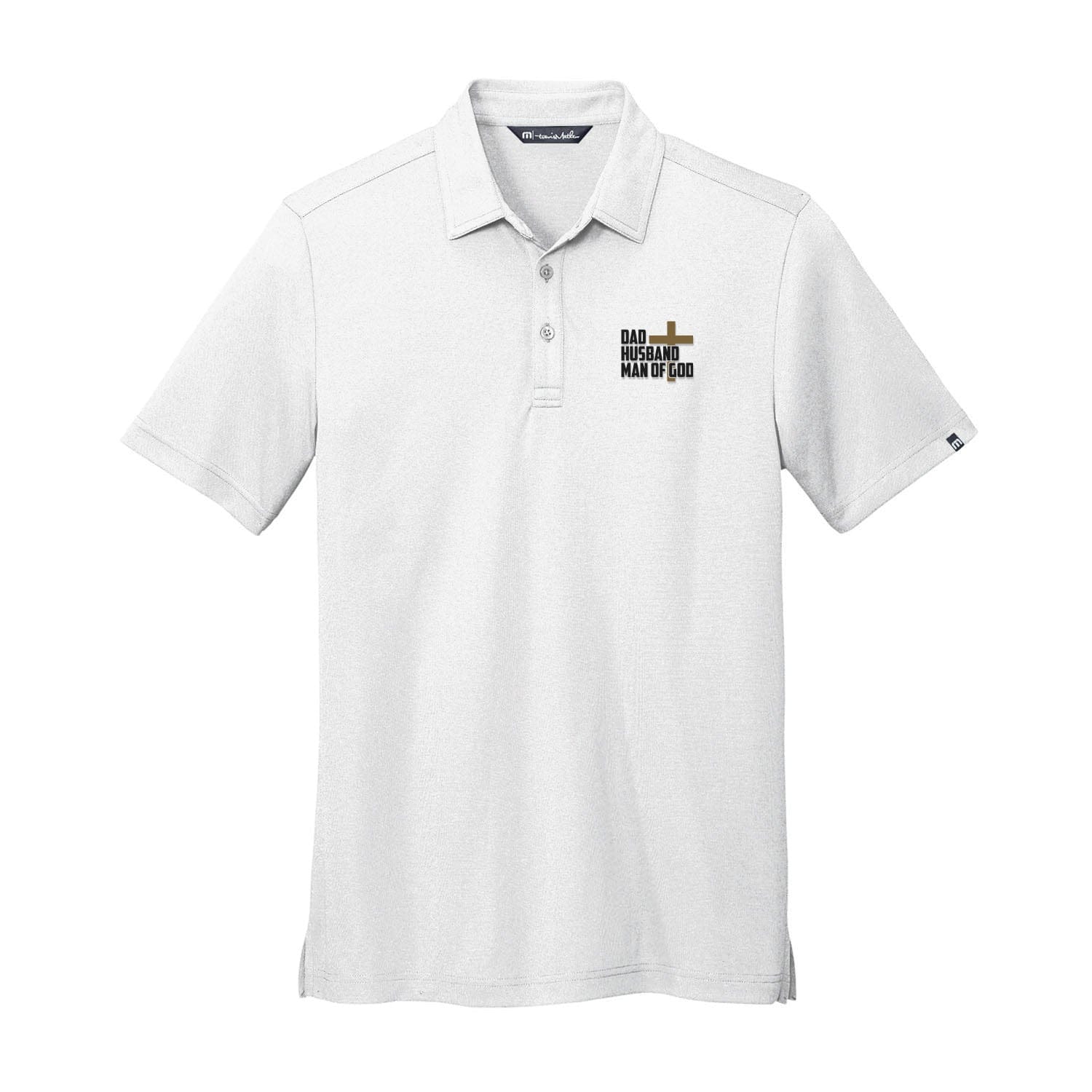 EDGE Printed Products Apparel Dad, Husband, Man of God TravisMathew Polo