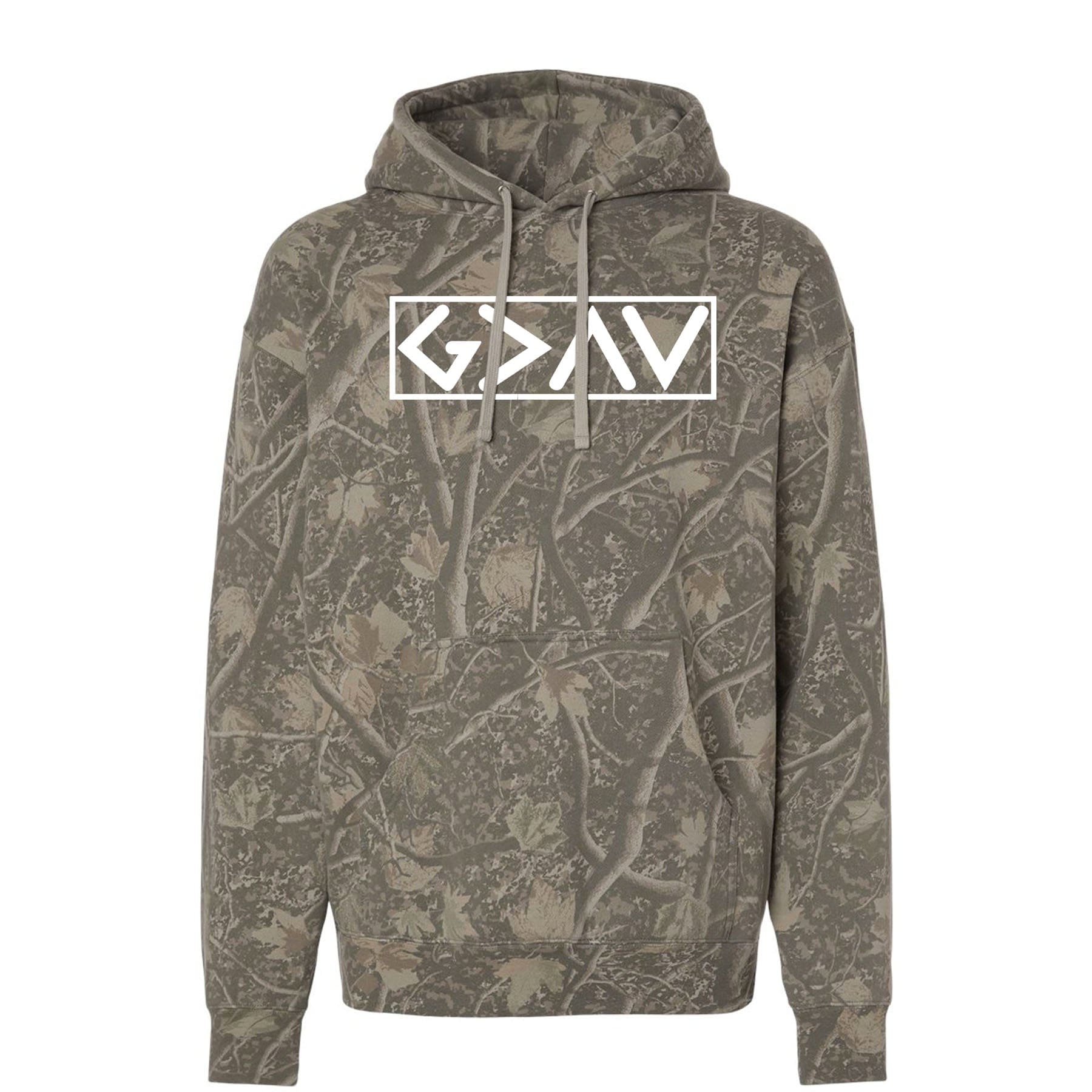 EDGE Printed Products Apparel Hoodie / Deadwood Tree Camo / XS God Is Greater Than The Highs And Lows Camo Hoodie