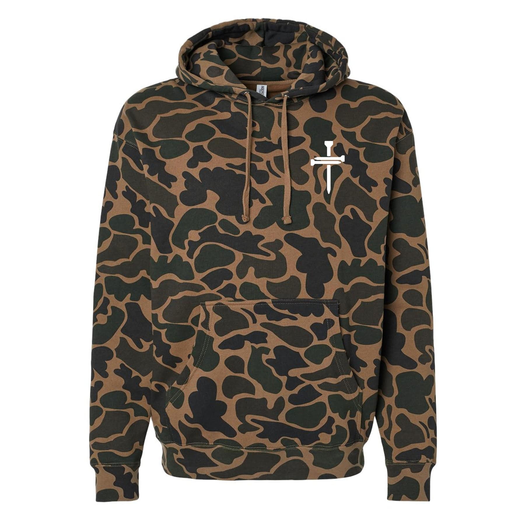 EDGE Printed Products Apparel Hoodie / Duck Camo / XS Nail Cross Camo Hoodie