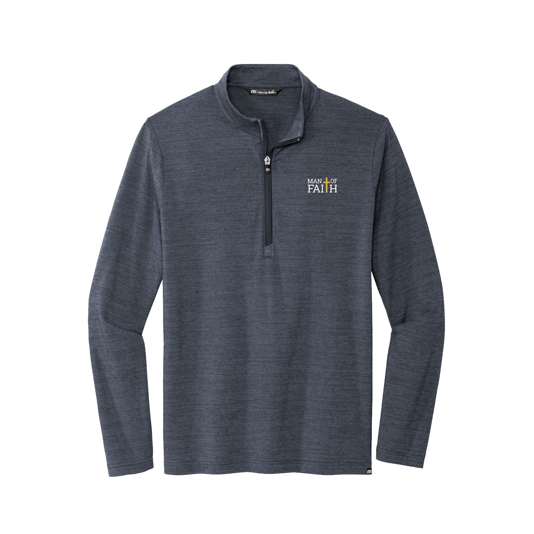 EDGE Printed Products Apparel Man Of Faith TravisMathew Crestview 1/4-Zip Pullover