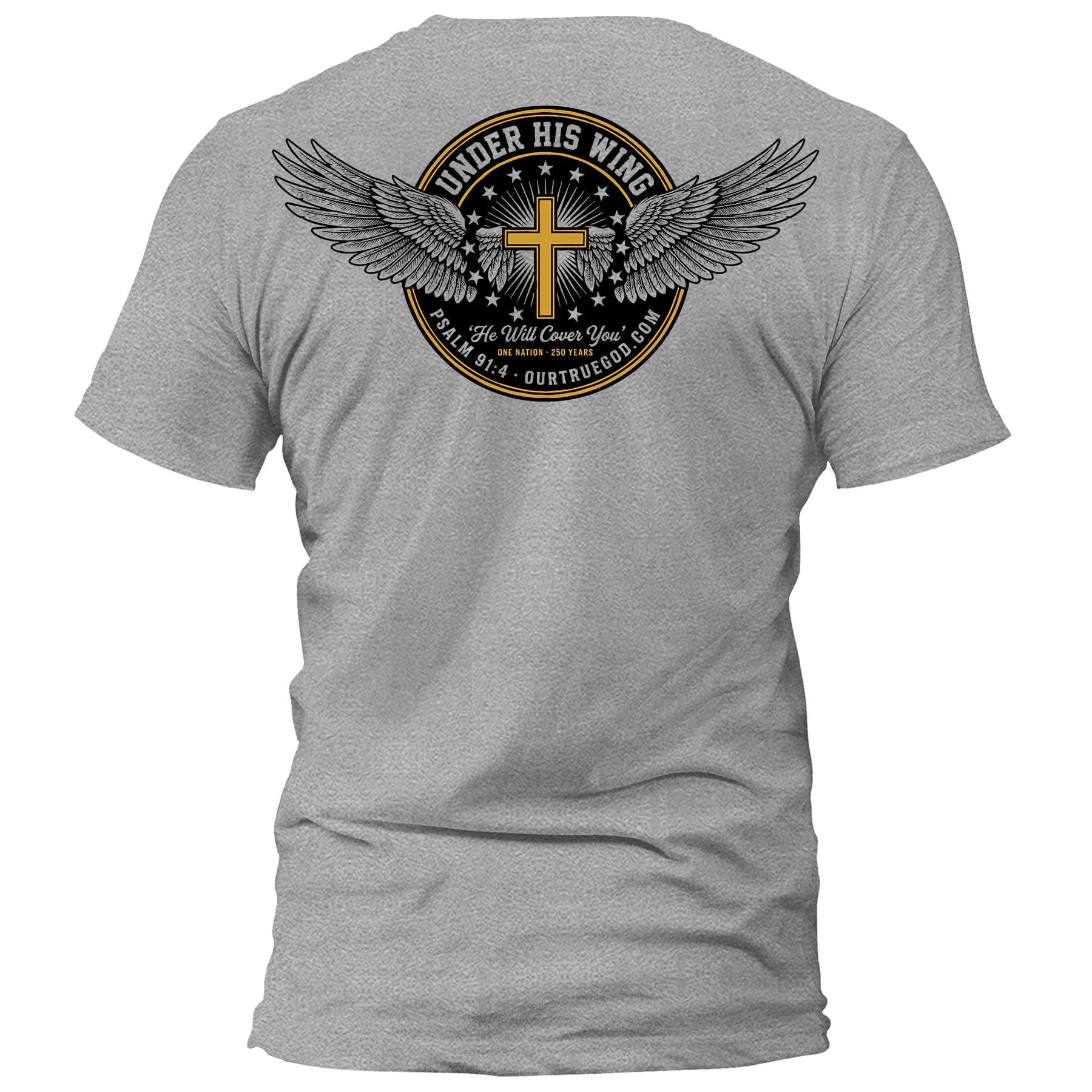 EDGE Printed Products Apparel T-Shirt / Grey / S Under His Wing T-Shirt