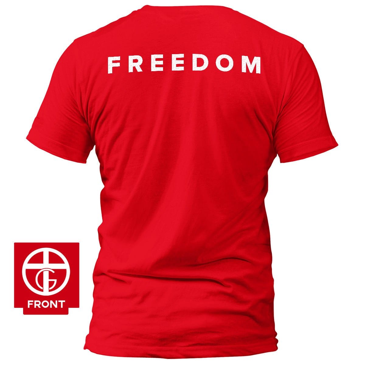 EDGE Printed Products Apparel T-Shirt / Red / S Freedom T-Shirt