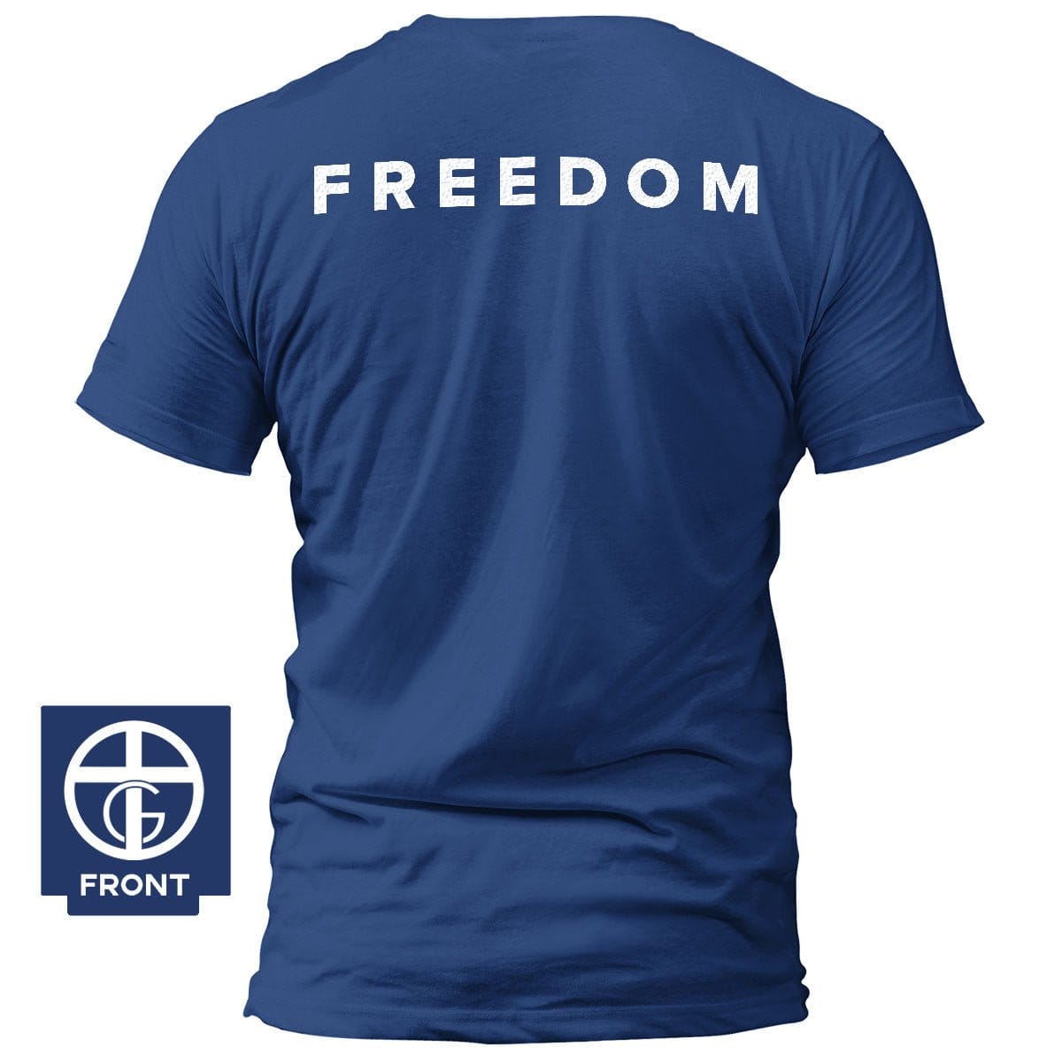 EDGE Printed Products Apparel T-Shirt / Royal Blue / S Freedom T-Shirt