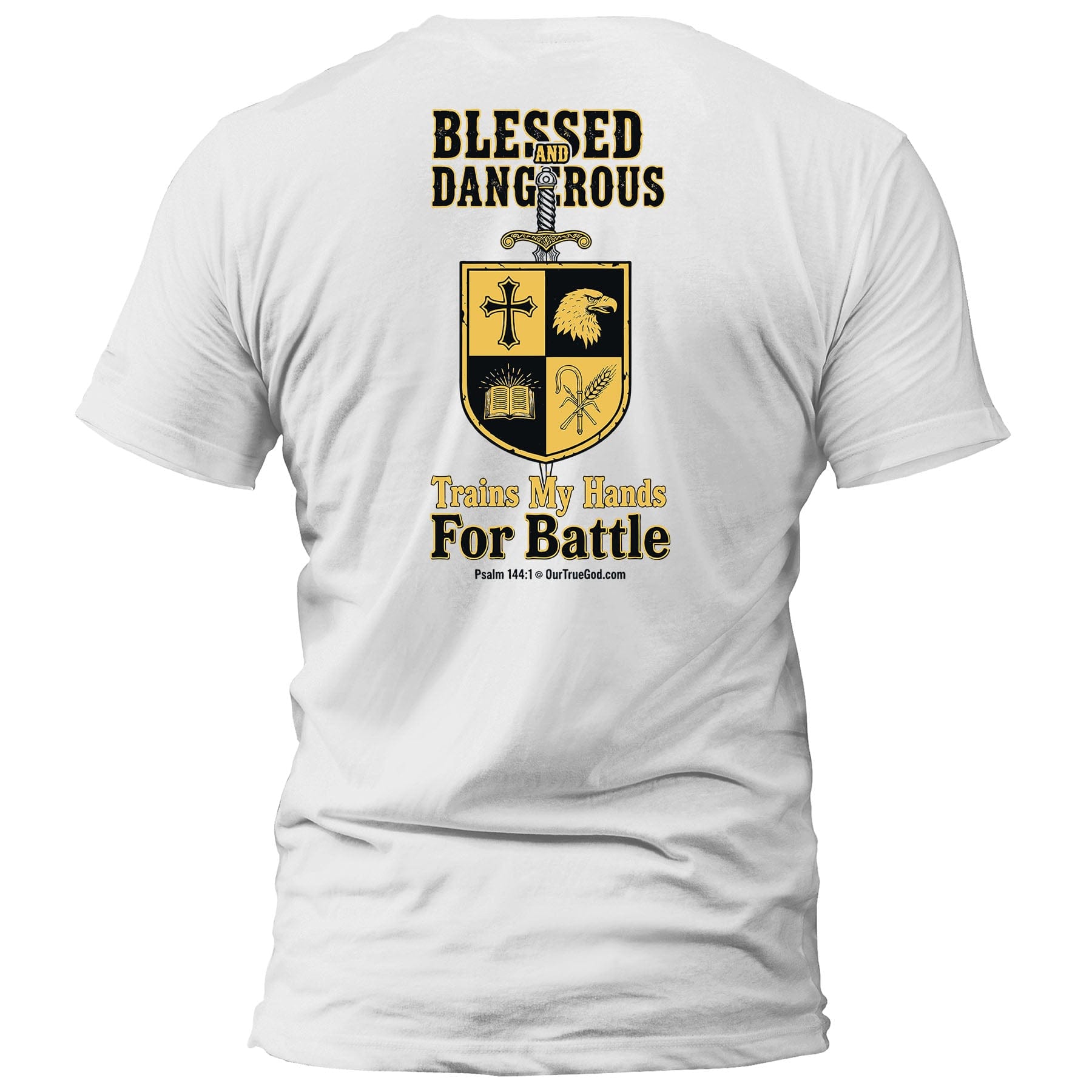 EDGE Printed Products Apparel T-Shirt / White / S Blessed and Dangerous T-Shirt