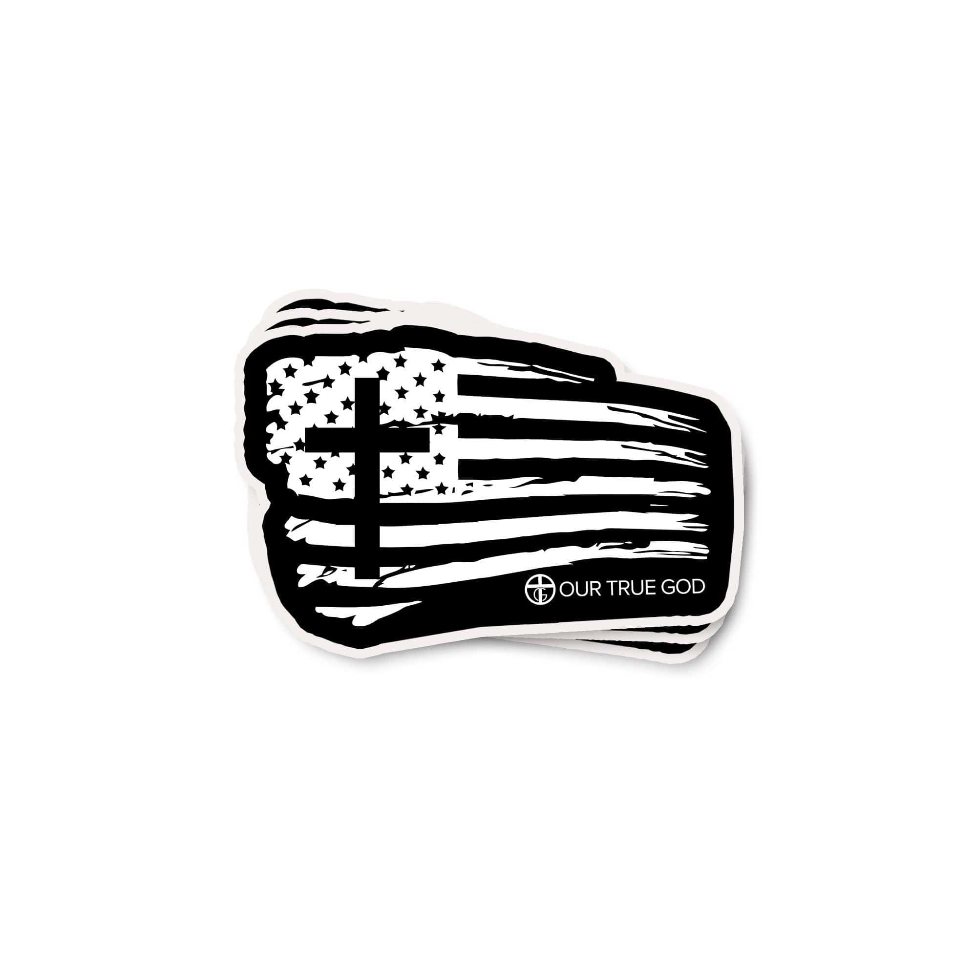 EDGE Printed Products Decal Tattered Flag Decals