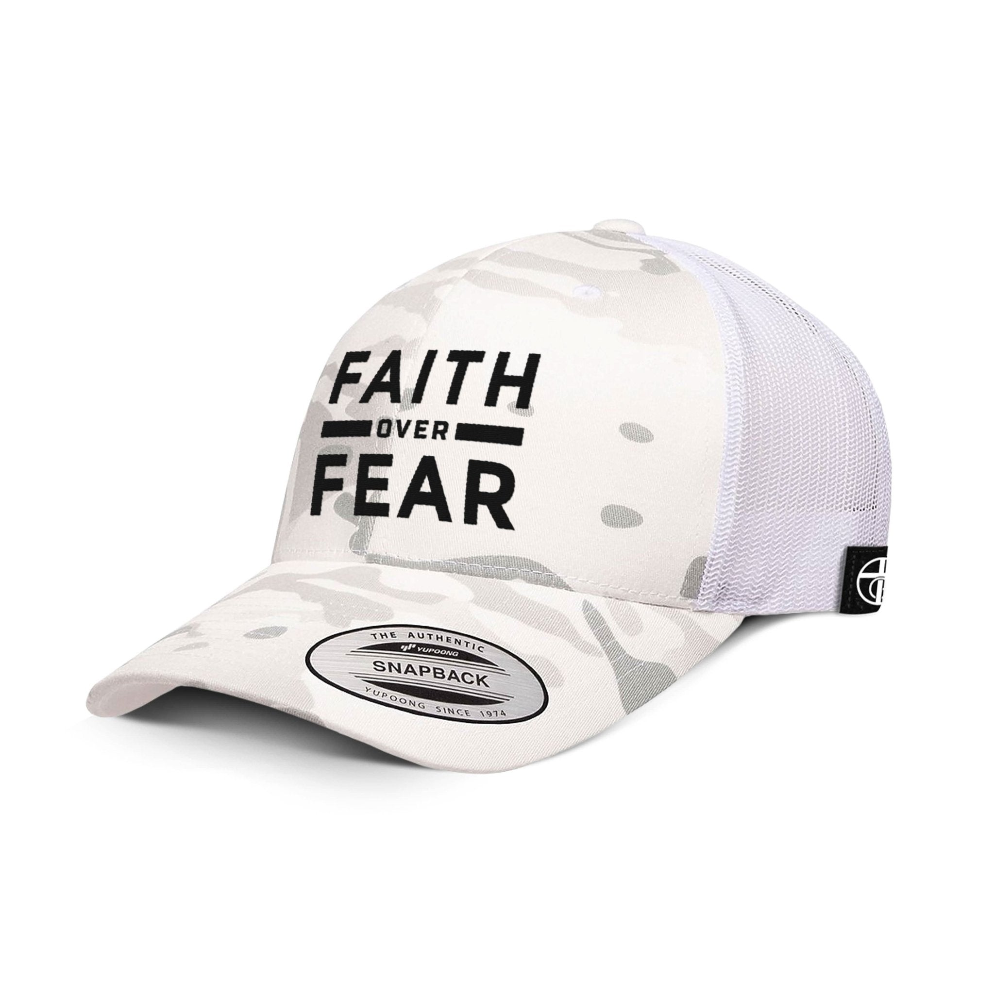 Faith Over Fear Camo Hats - Our True God