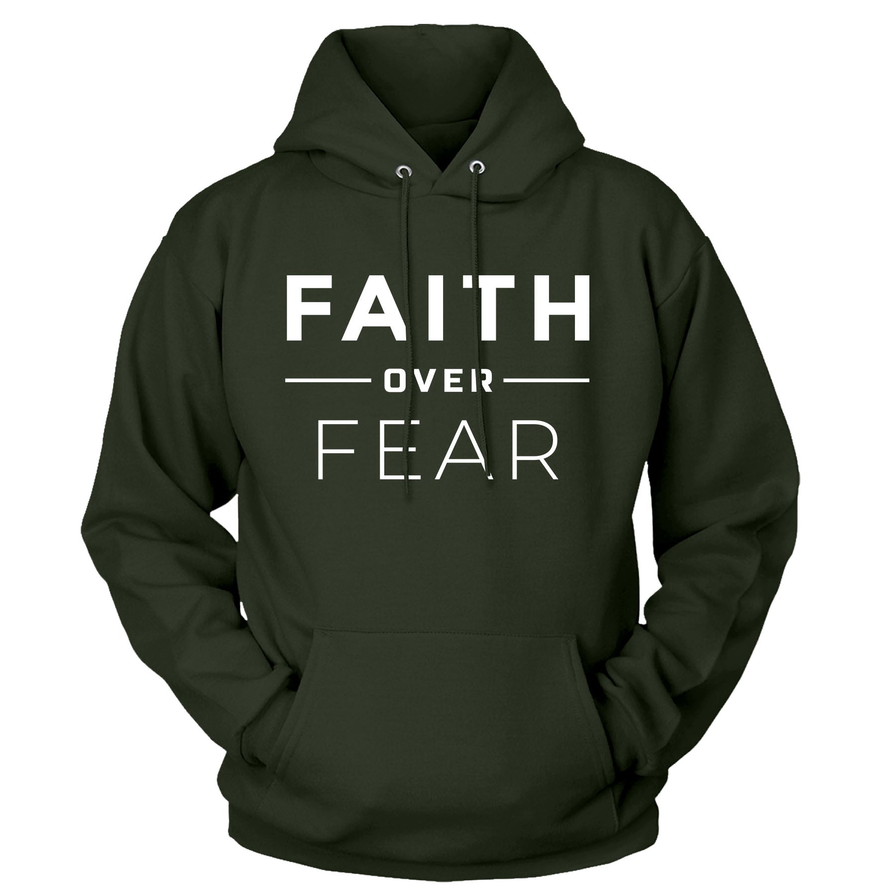 Faith Over Fear Fall Collection Hoodie - Our True God