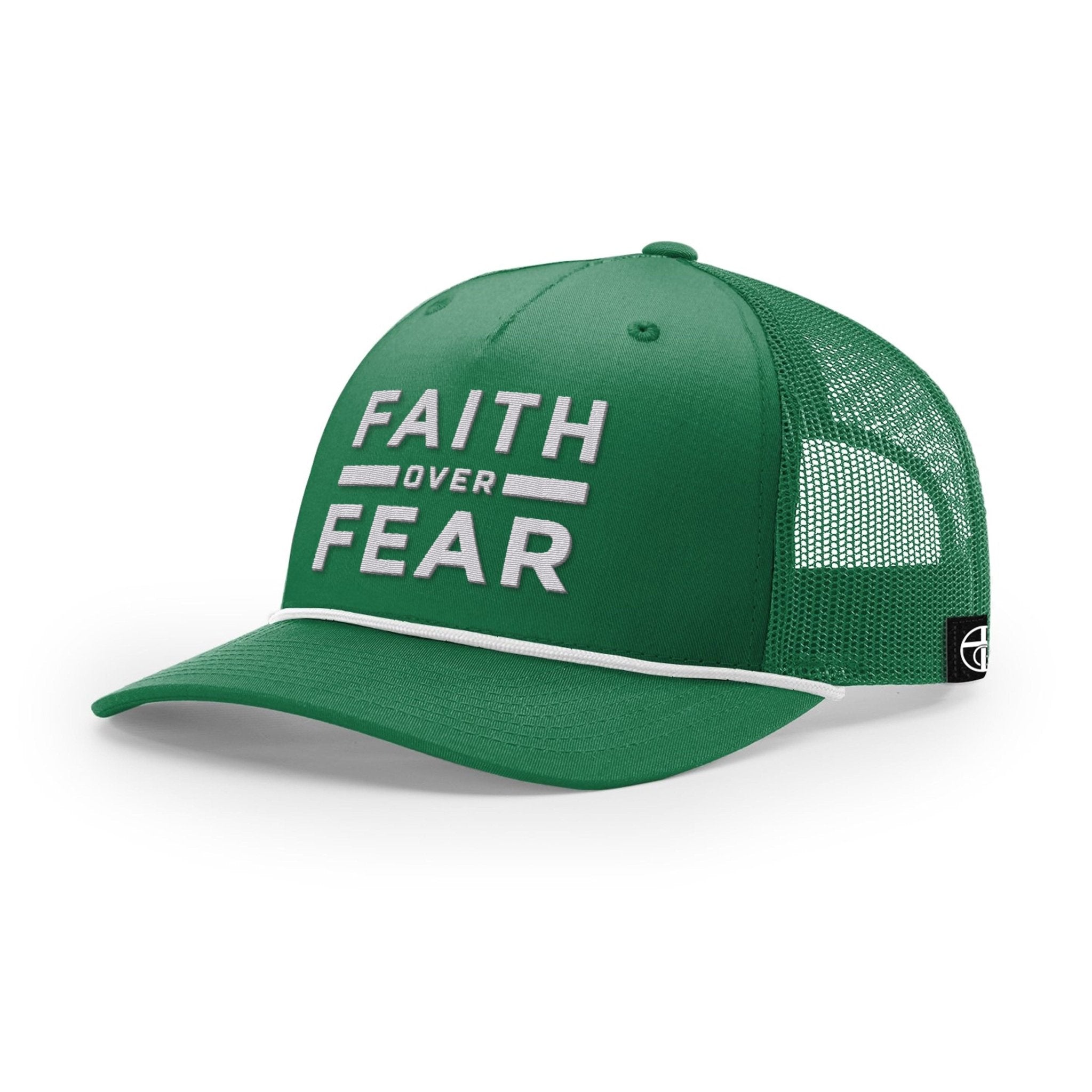 Faith Over Fear Rope Trucker Hats - Our True God