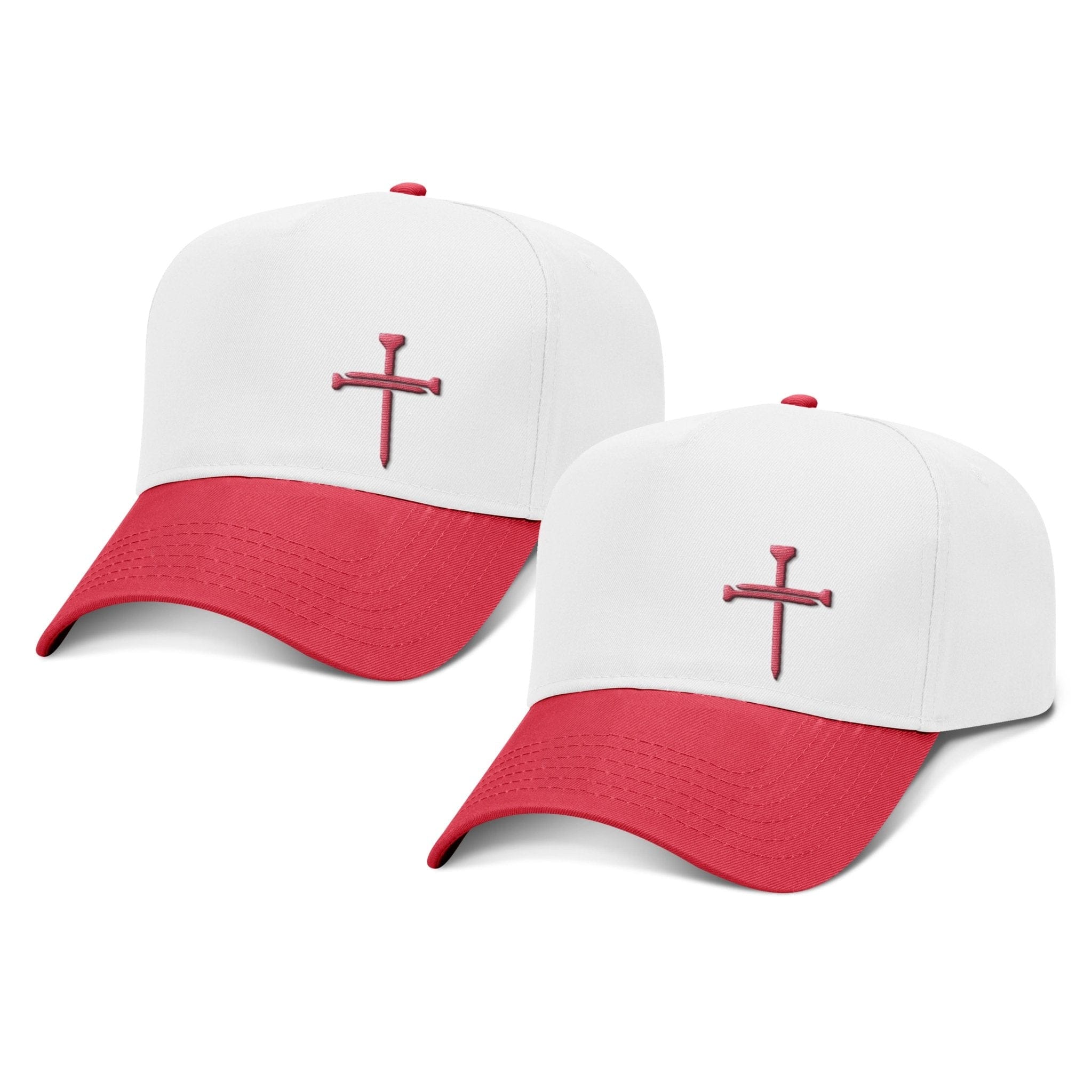 Fast Bundle Hat Nail Cross Lower Left Two Tone His & Hers Hat Bundle