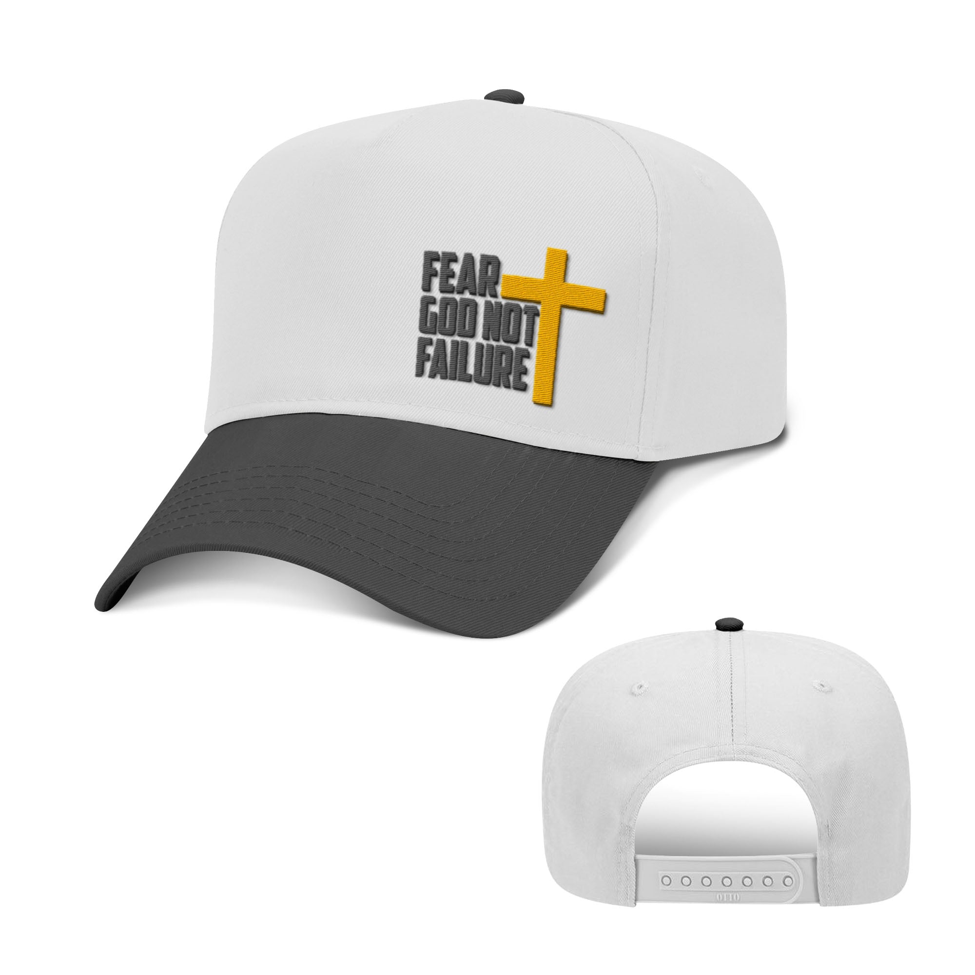 Fear God Not Failure Two Tone Hats - Our True God