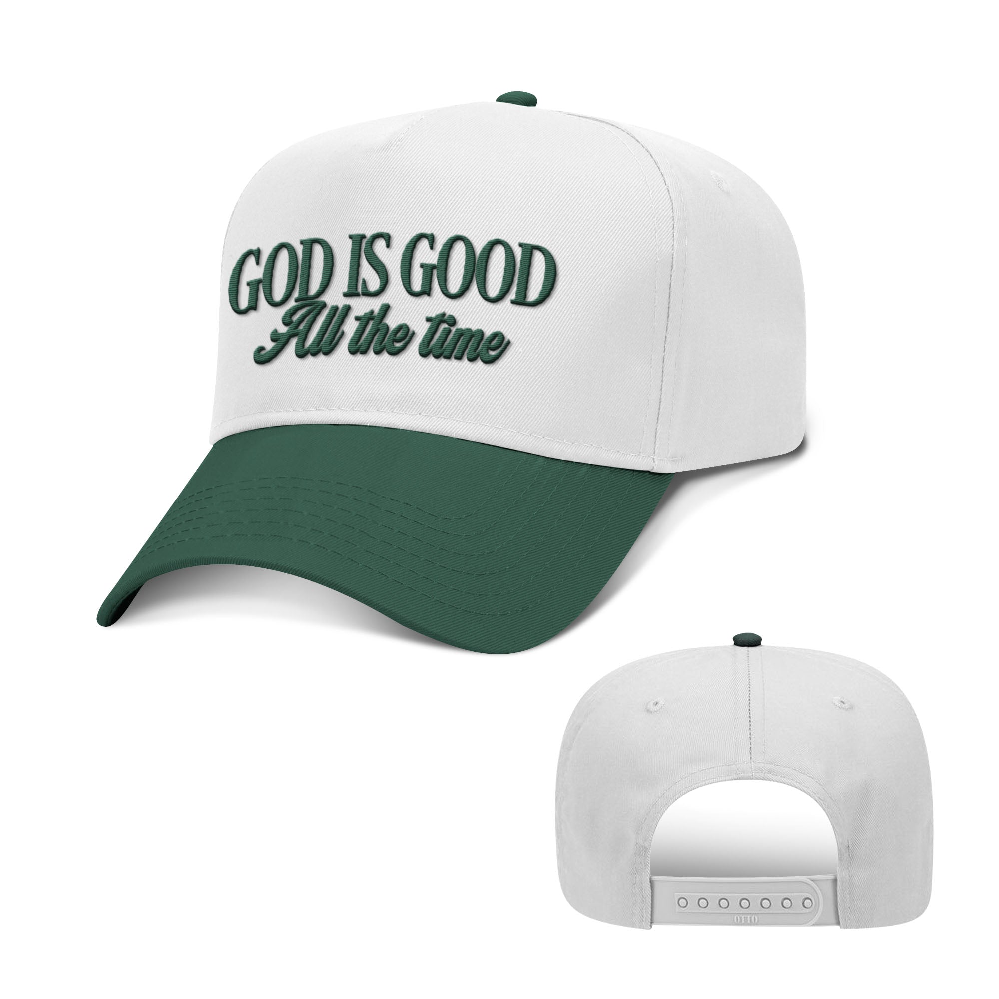 God Is Good All The Time Two Tone Hats - Our True God