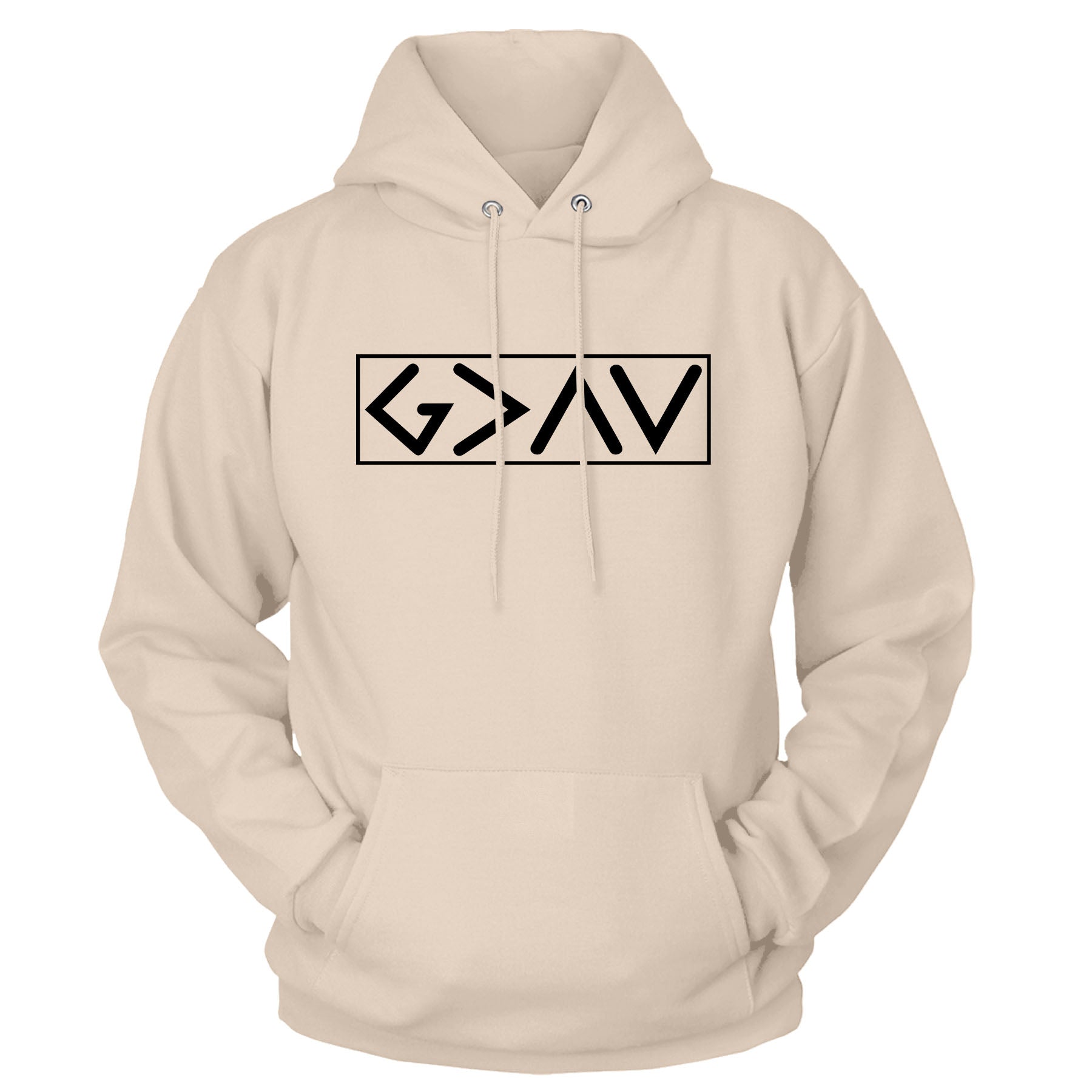 God is Greater than the Highs and Lows Fall Collection Hoodie - Our True God