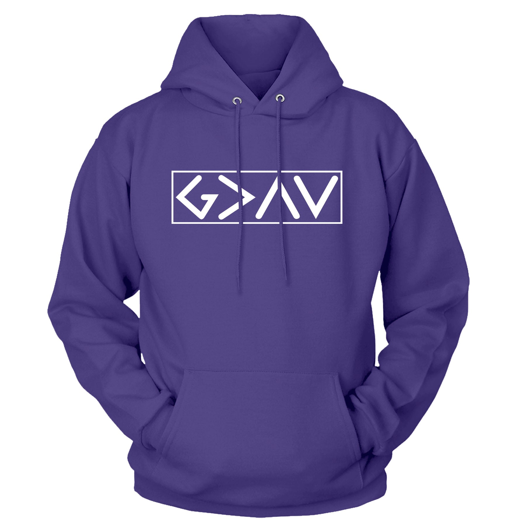 God is Greater than the Highs and Lows Fall Collection Hoodie - Our True God