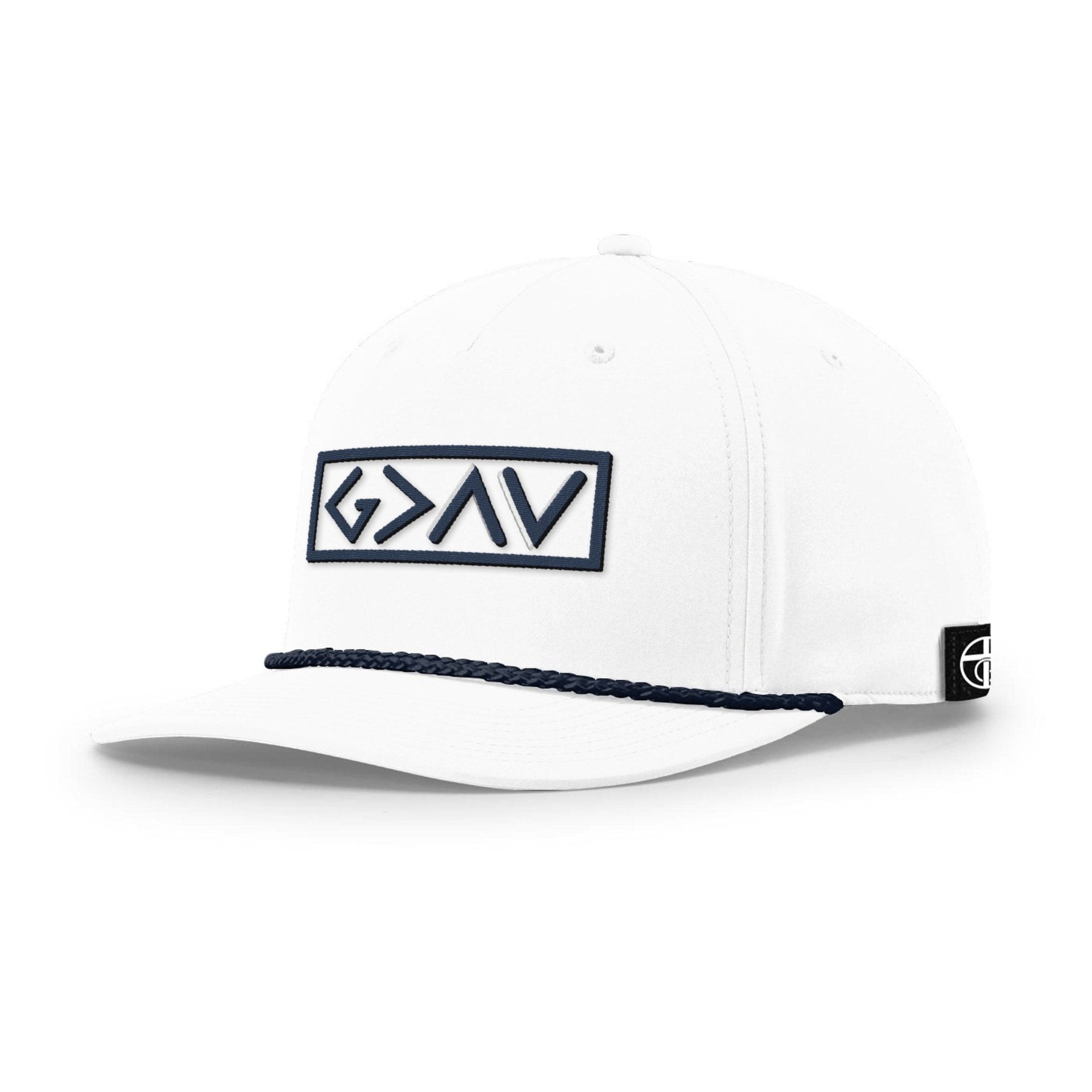 God is Greater Than the Highs and Lows Rope Hats - Our True God