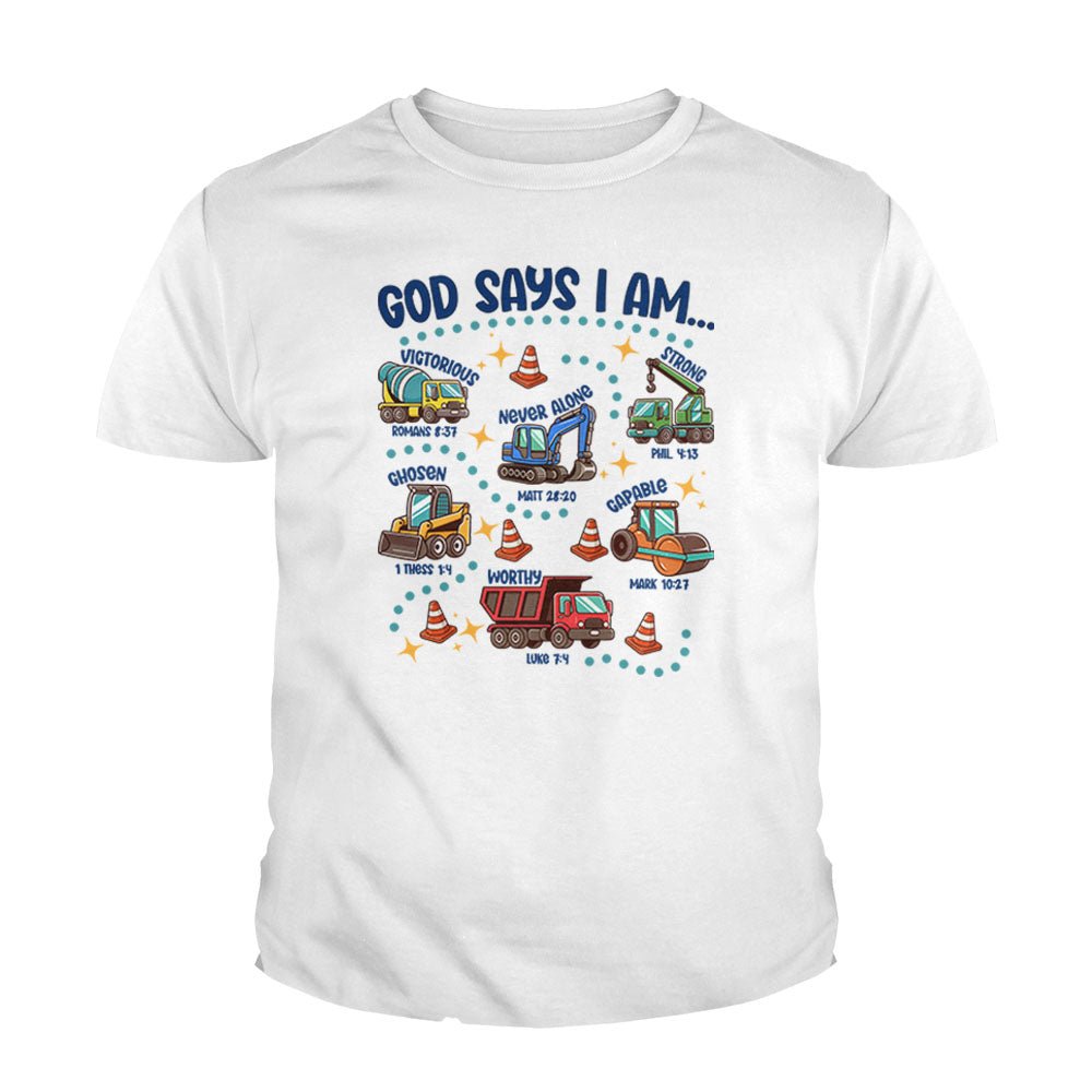 God says I am.. Kids Shirts - Our True God