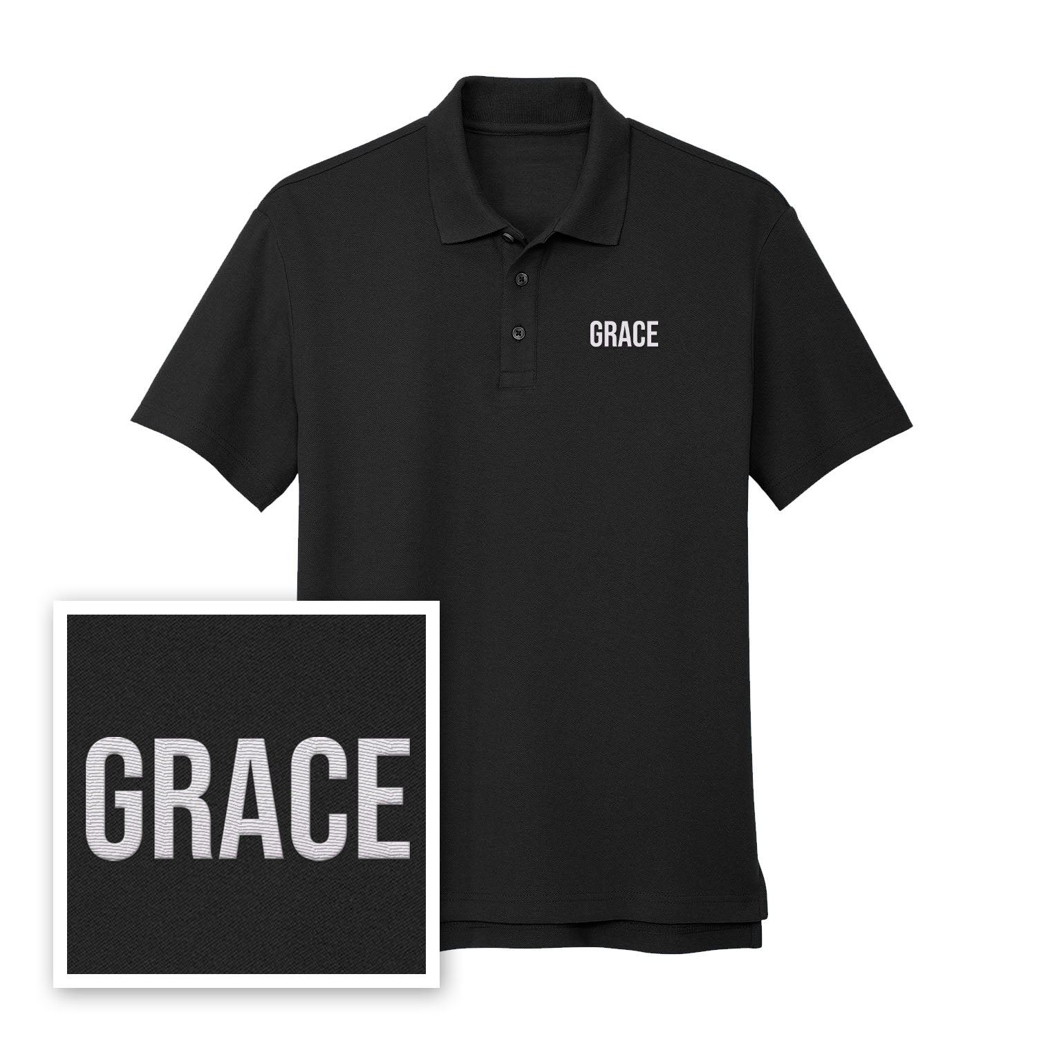 Grace Performance Polo Shirt - Our True God