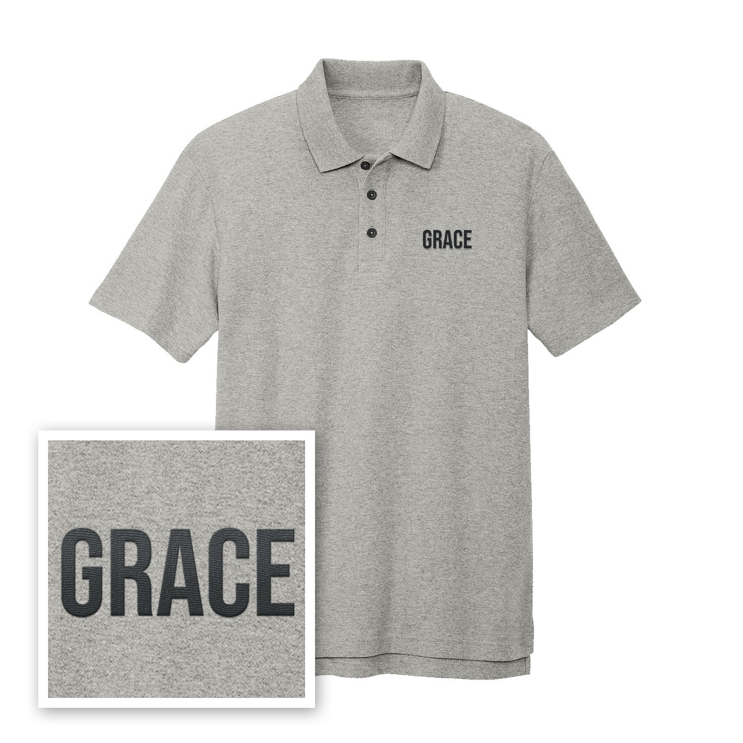 Grace Performance Polo Shirt - Our True God