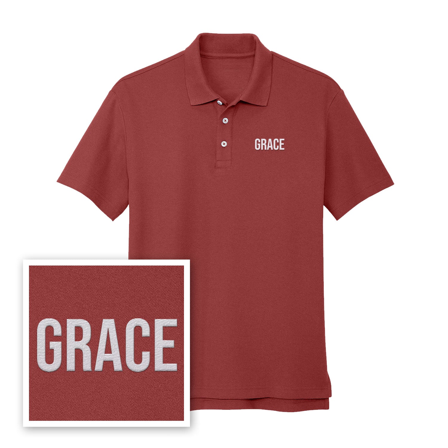 Grace Performance Polo Shirt - Our True God