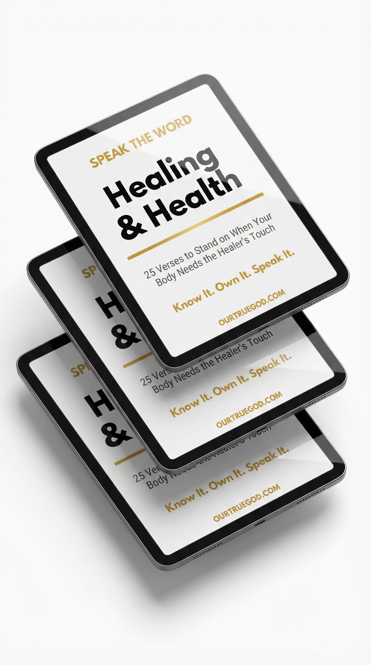 Speak The Word: Healing & Health
