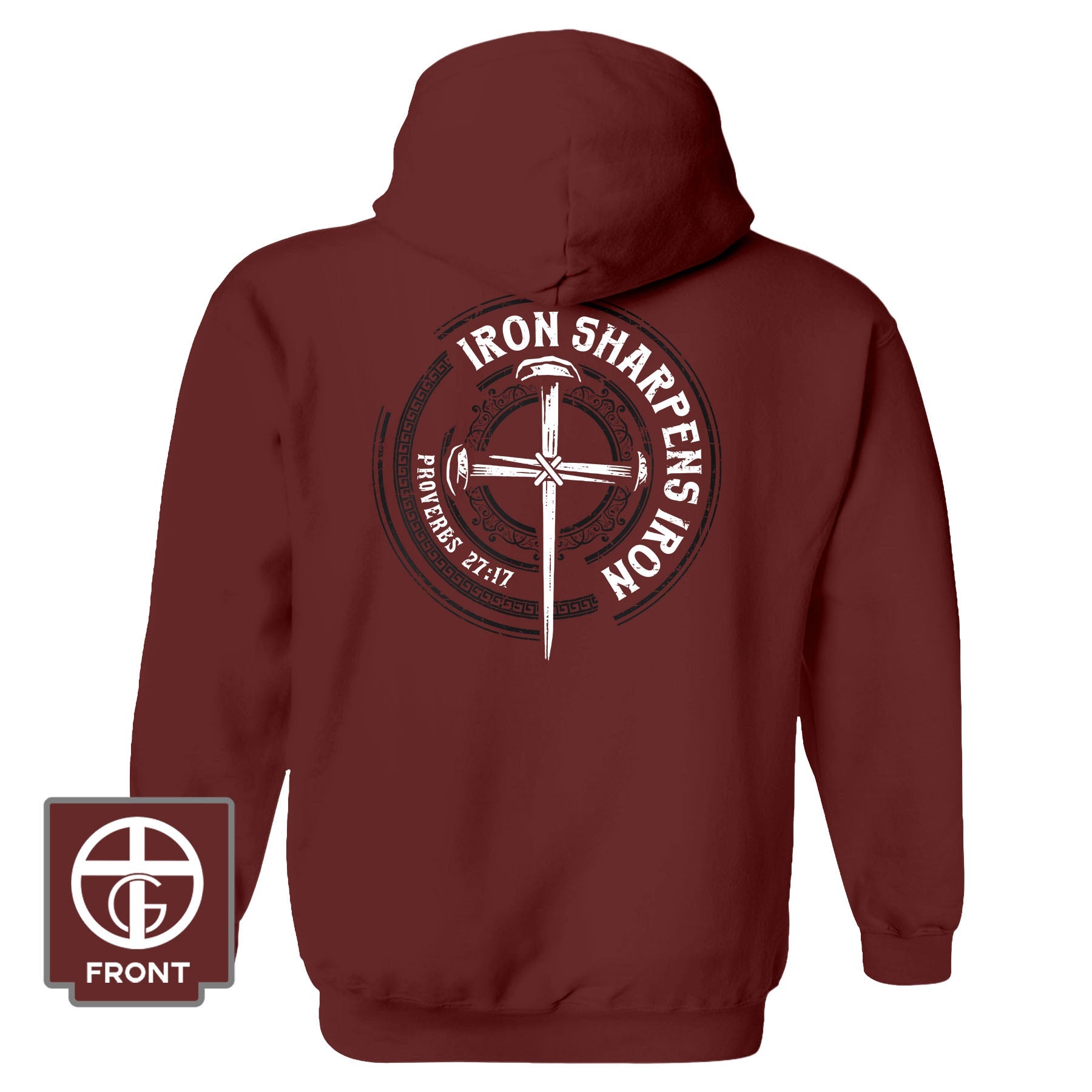 Iron Sharpens Iron - Proverbs 27:17 Fall Collection Hoodie - Our True God