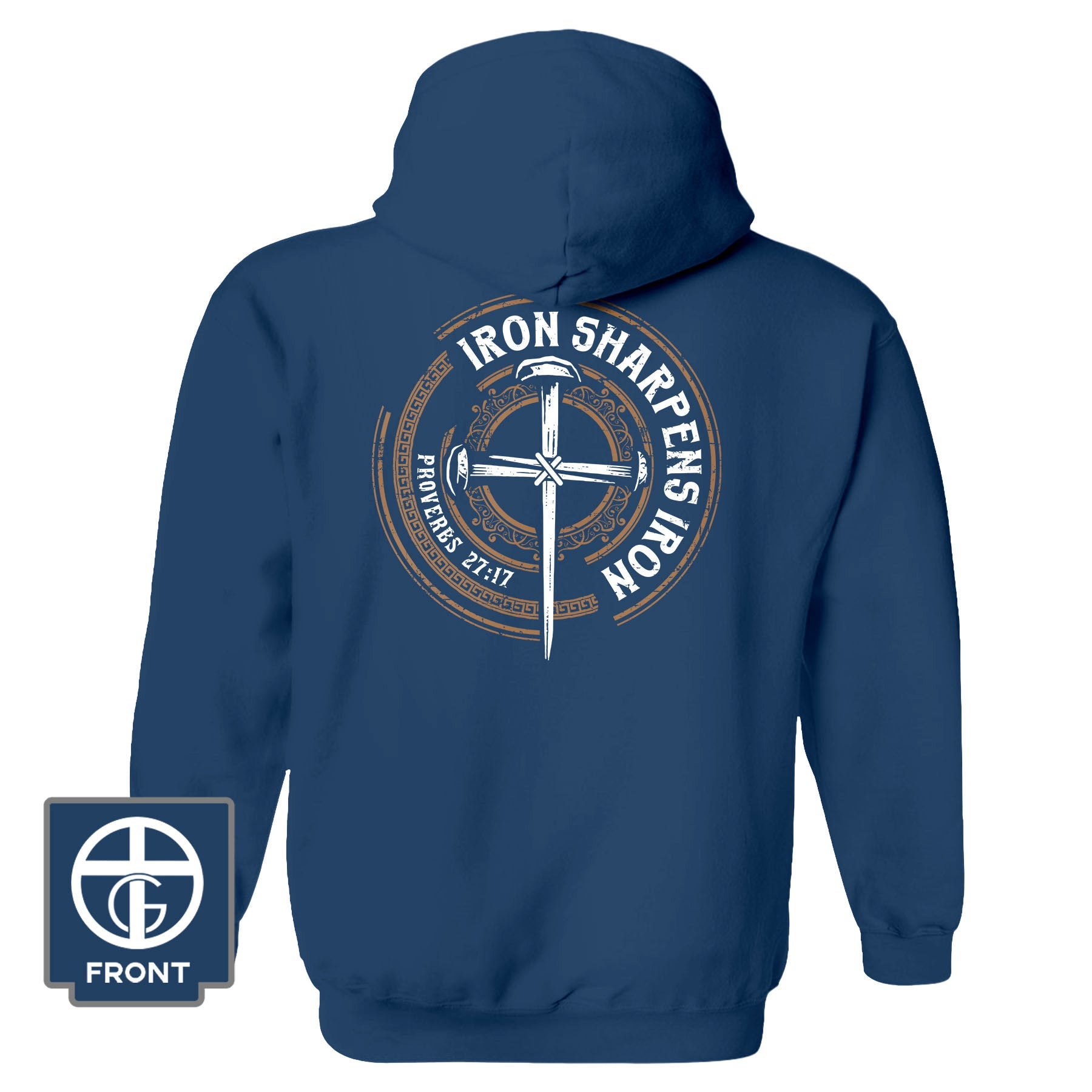 Iron Sharpens Iron - Proverbs 27:17 Fall Collection Hoodie - Our True God